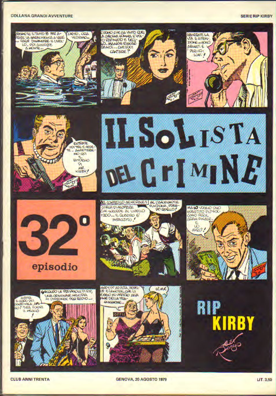 Rip Kirby - Il solista del crimine