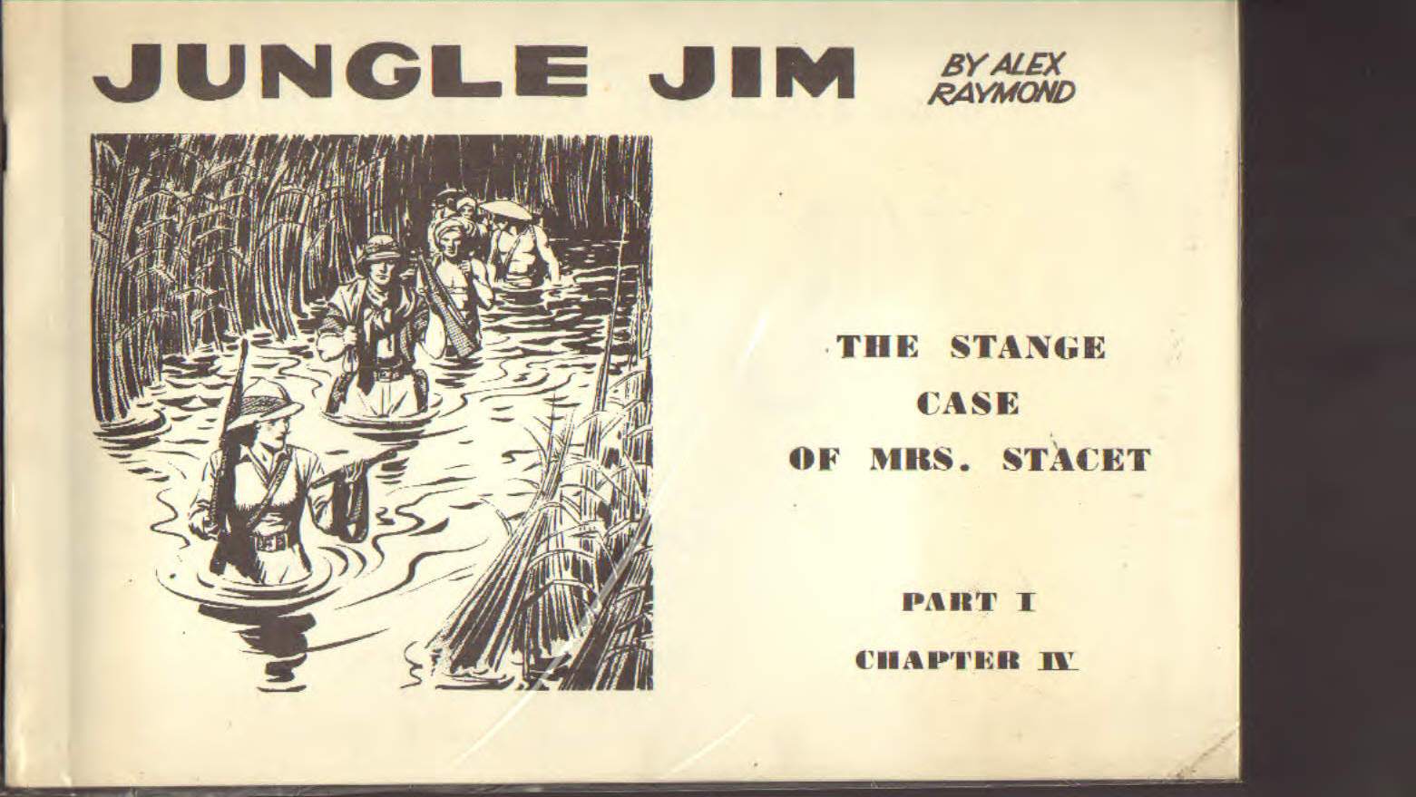Jungle Jim by Alex Raymond the stange case of mrs Stacet