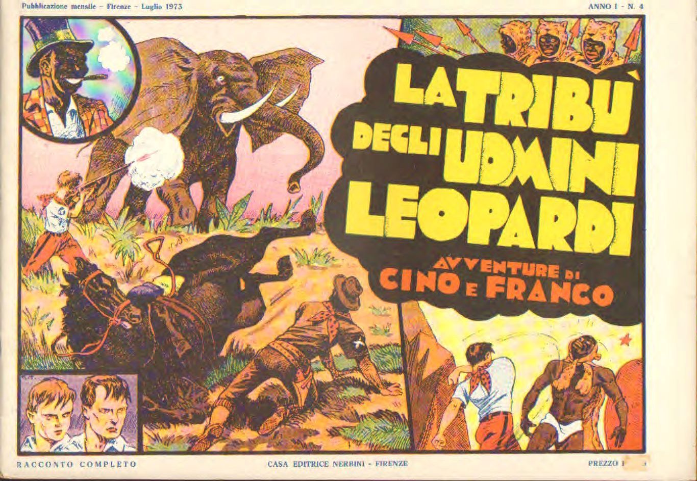 Cino e Franco n. 4 Tribu degli uomini leopardi