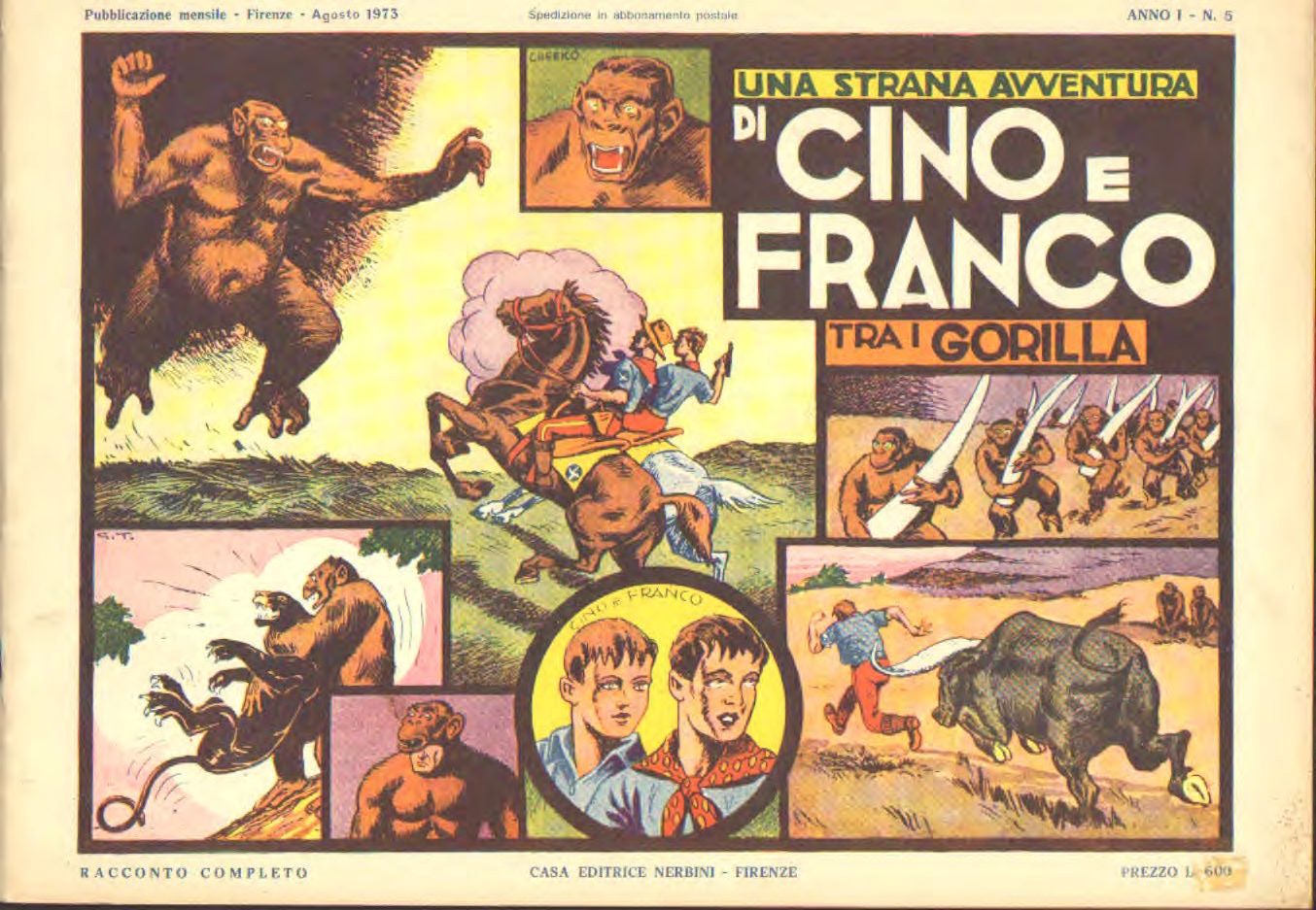 Cino e Franco n. 5 Tra i gorilla