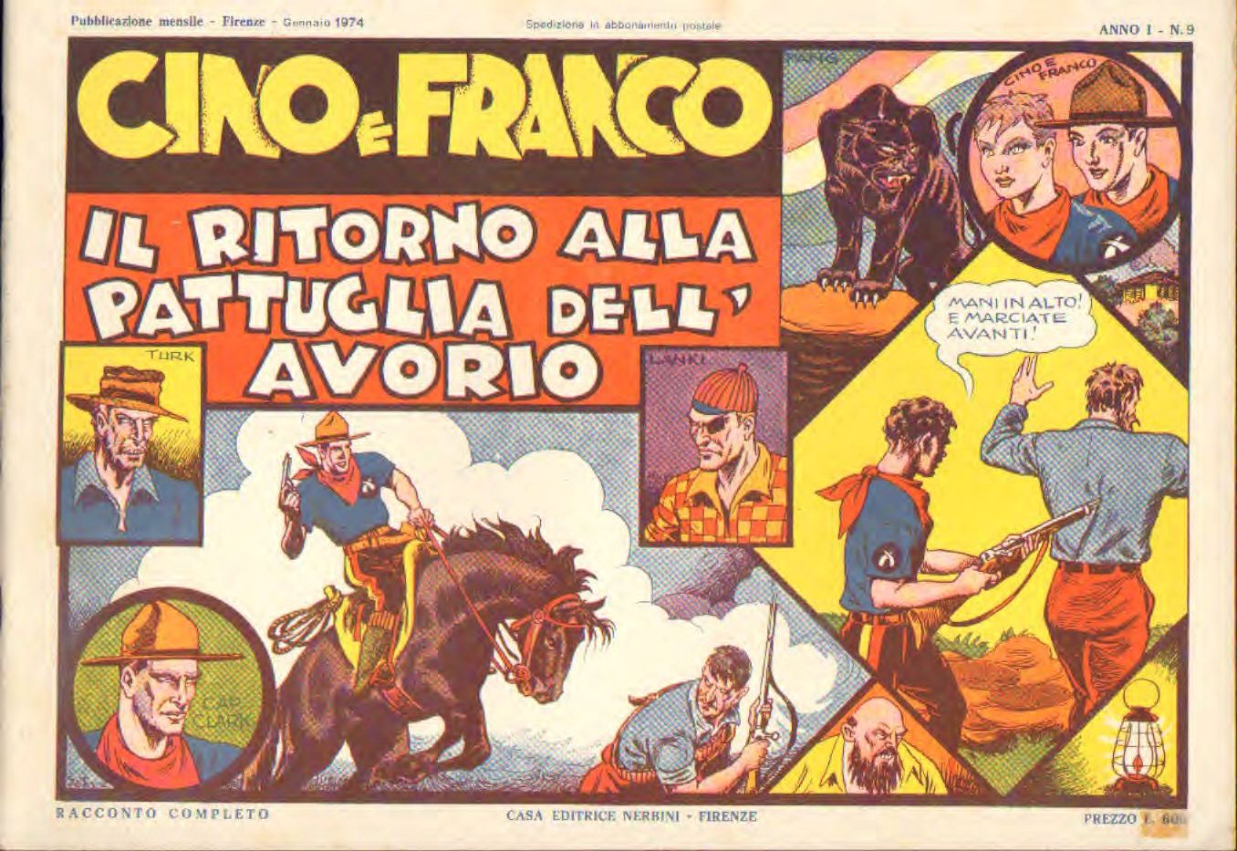 Cino e Franco n. 9 Ritorno della pattuglia dell'avorio