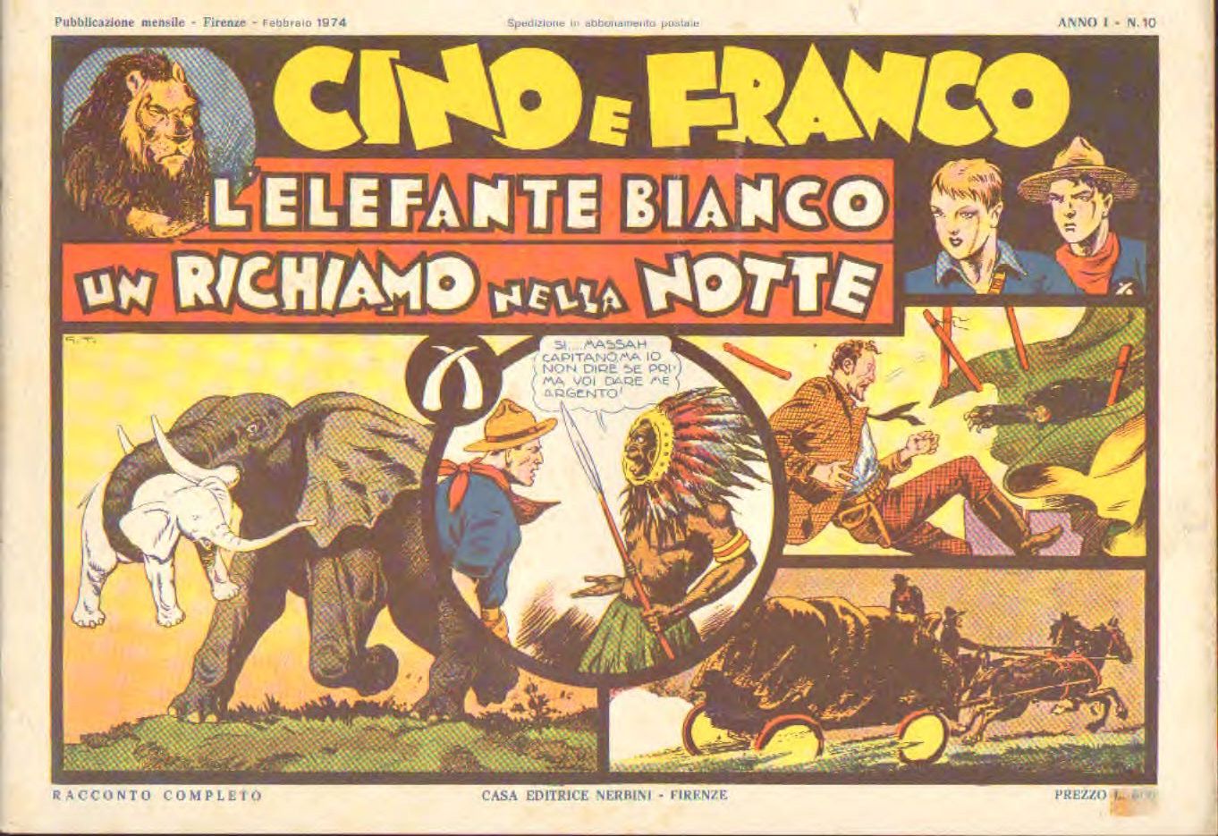 Cino e Franco n.10 Elefante bianco/Richiamo nella notte
