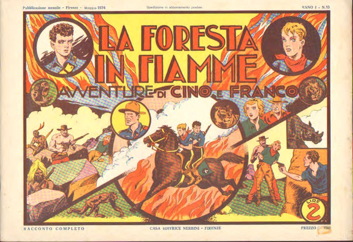 Cino e Franco n.13 Foresta in fiamme