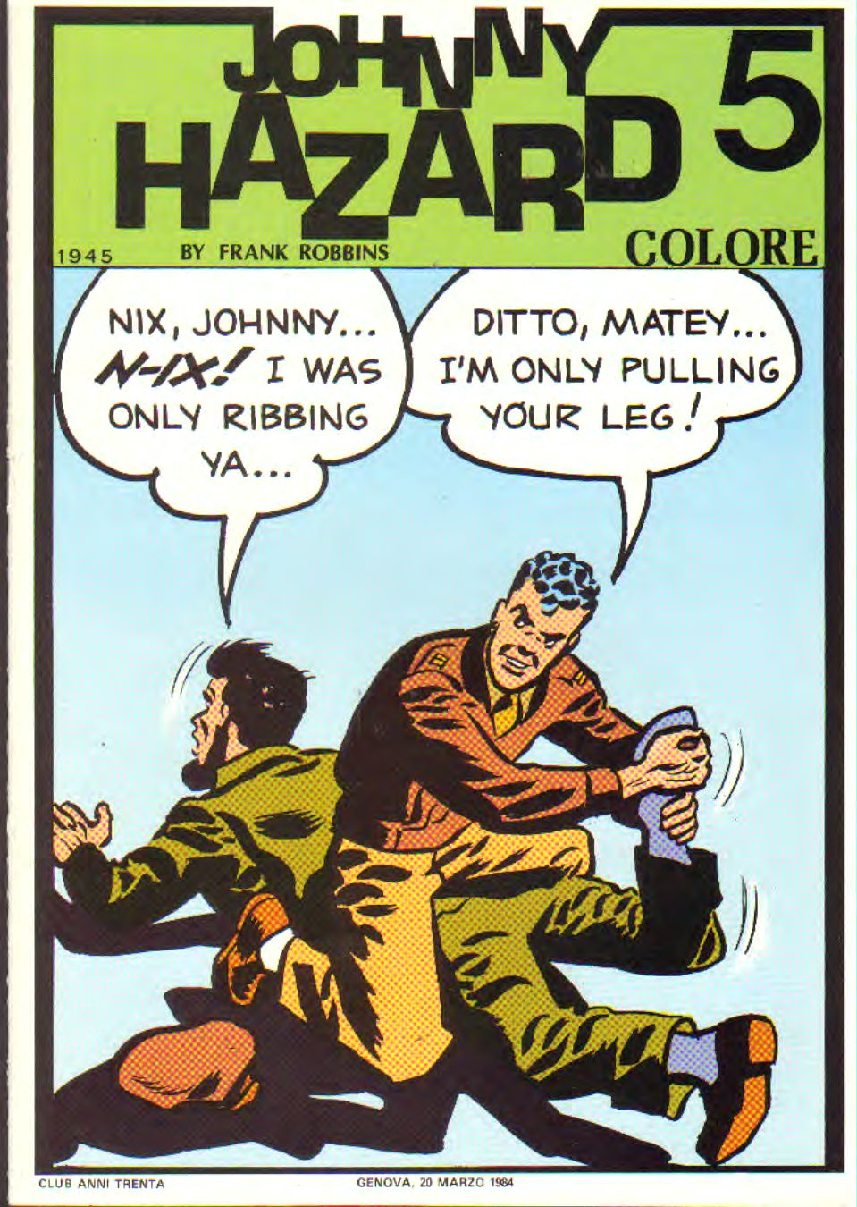 Johnny Hazard strisce giornaliere cronologica n.  5