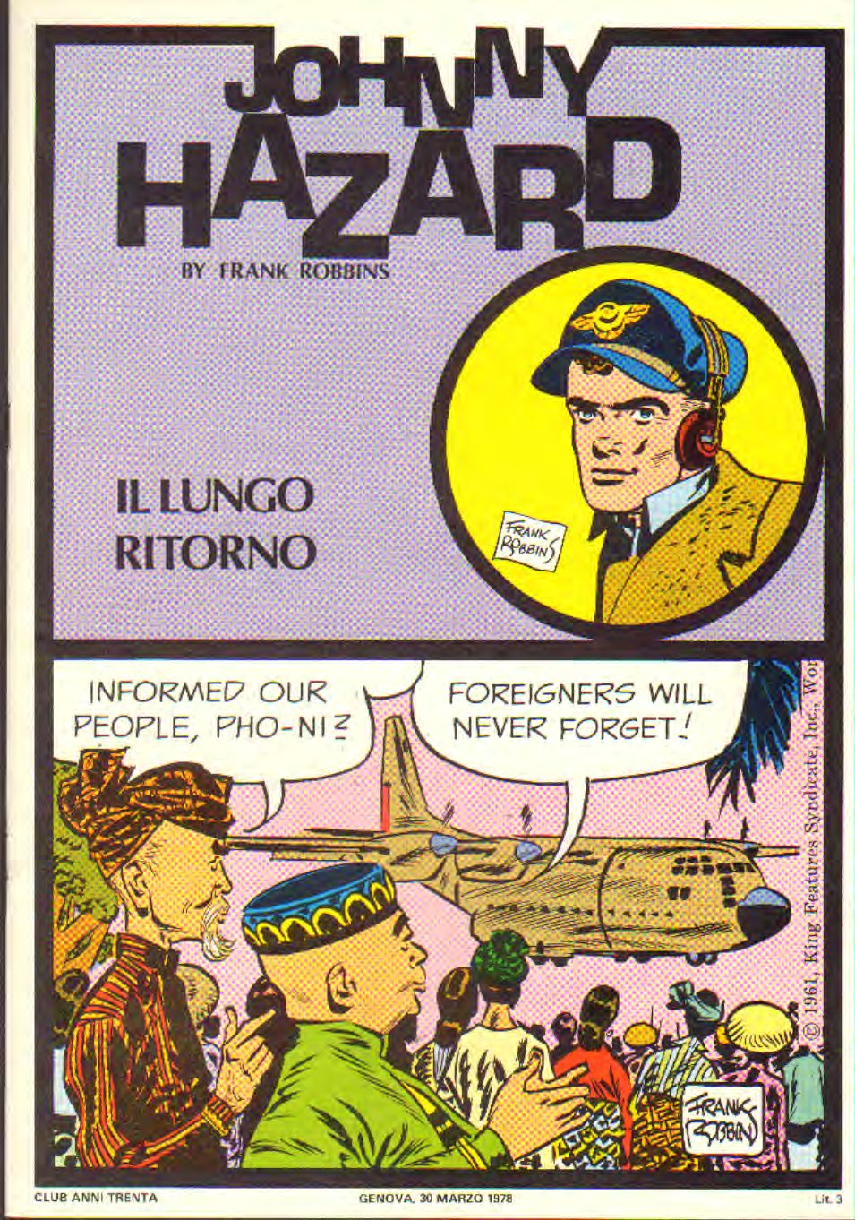 Johnny Hazard strisce giornaliere cronologica n. 61