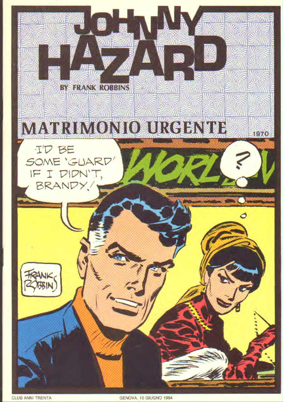 Johnny Hazard strisce giornaliere cronologica n.106