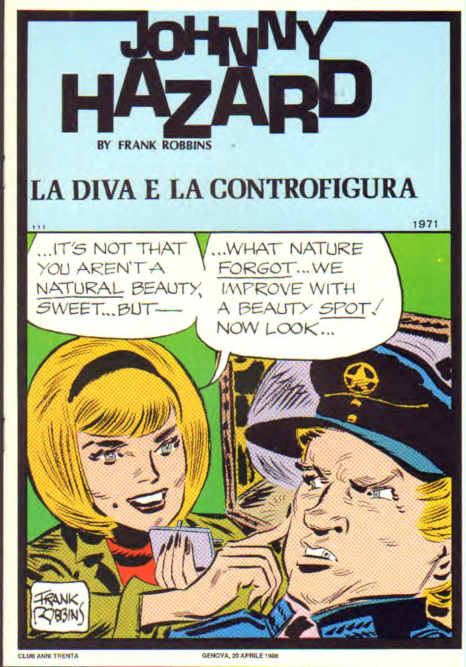 Johnny Hazard strisce giornaliere cronologica n.111