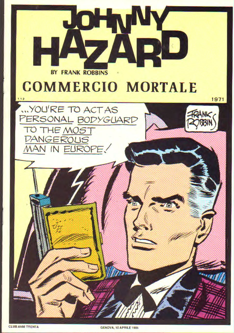 Johnny Hazard strisce giornaliere cronologica n.112