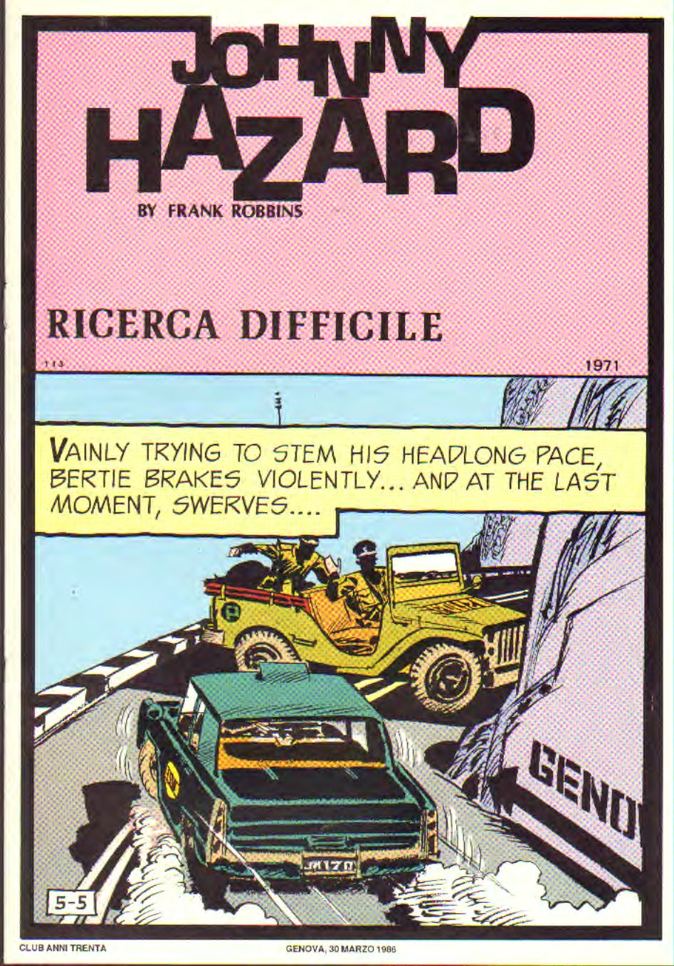 Johnny Hazard strisce giornaliere cronologica n.113