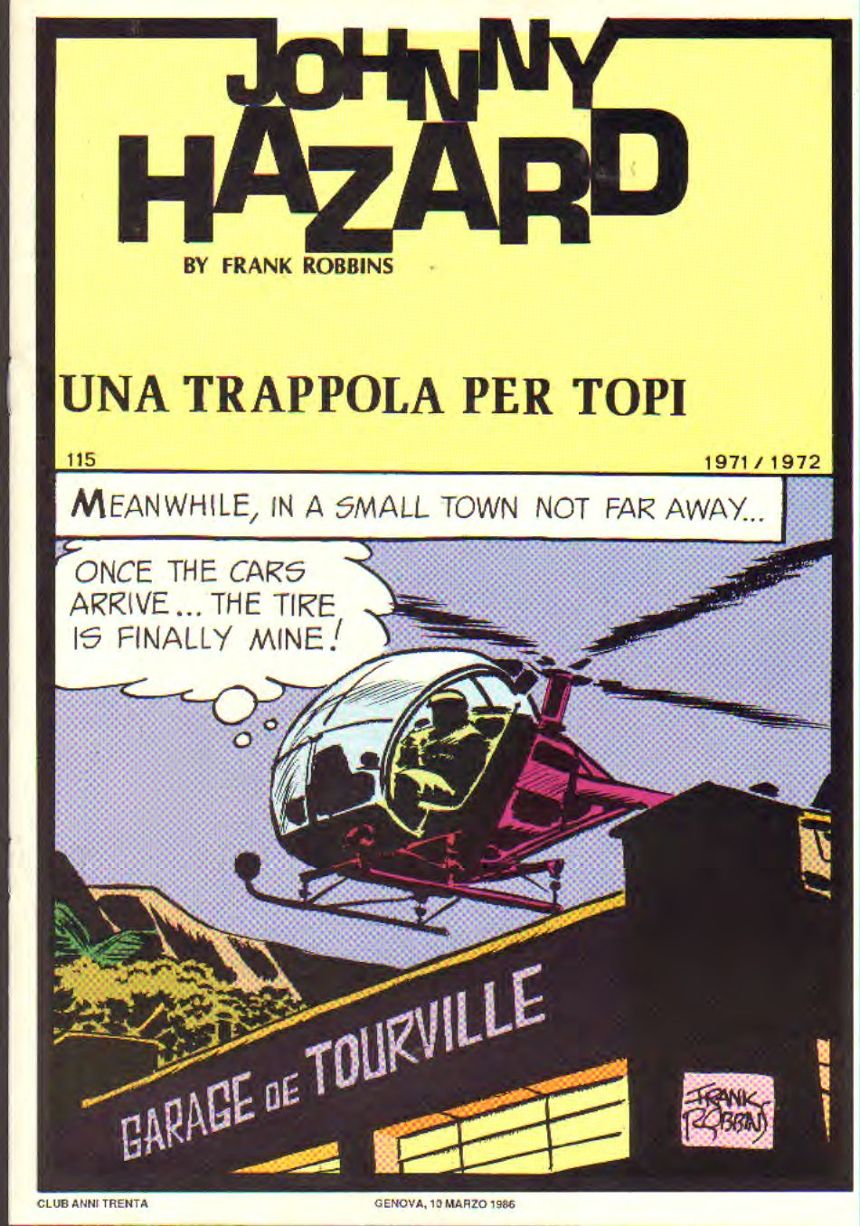 Johnny Hazard strisce giornaliere cronologica n.115