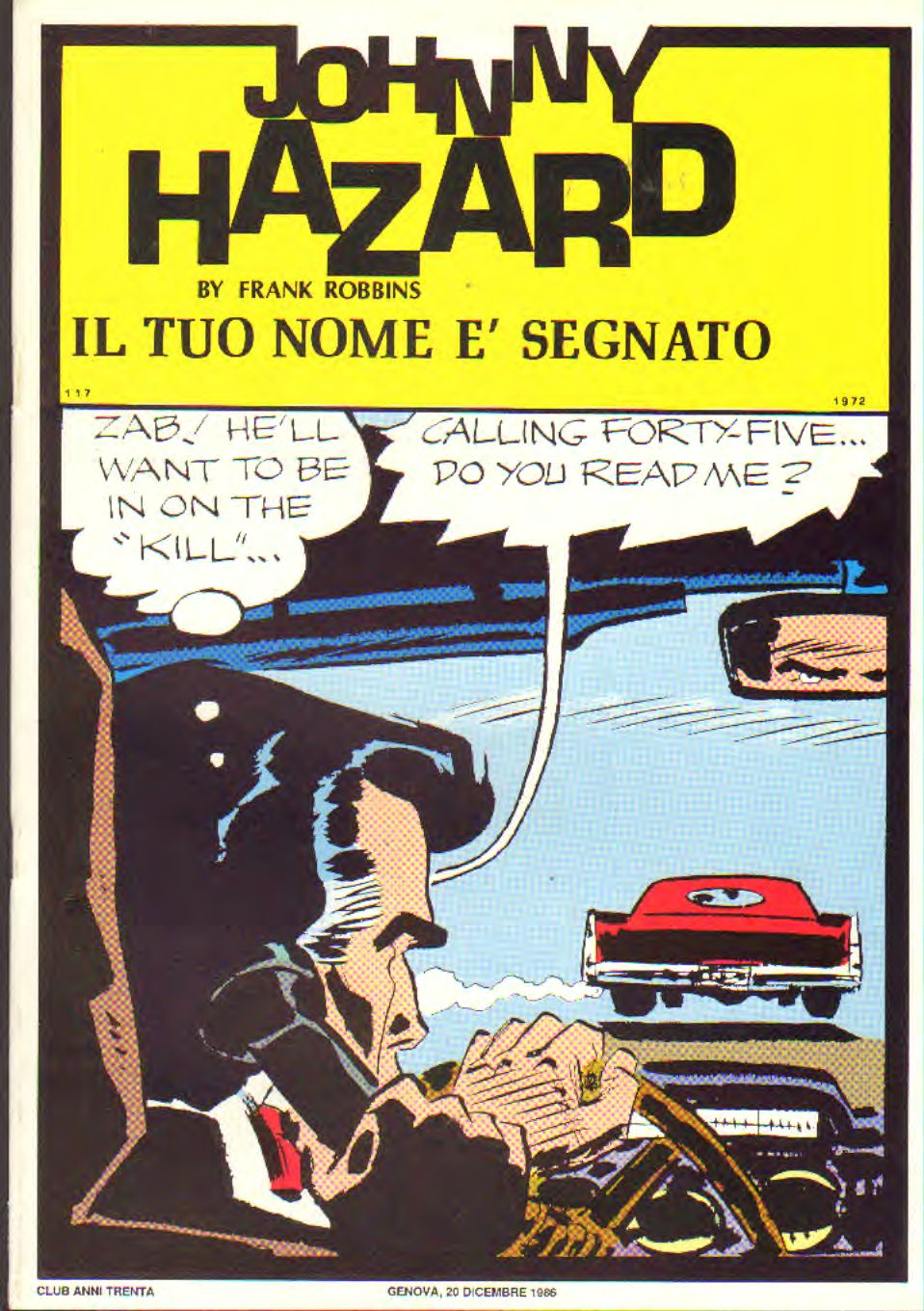 Johnny Hazard strisce giornaliere cronologica n.117