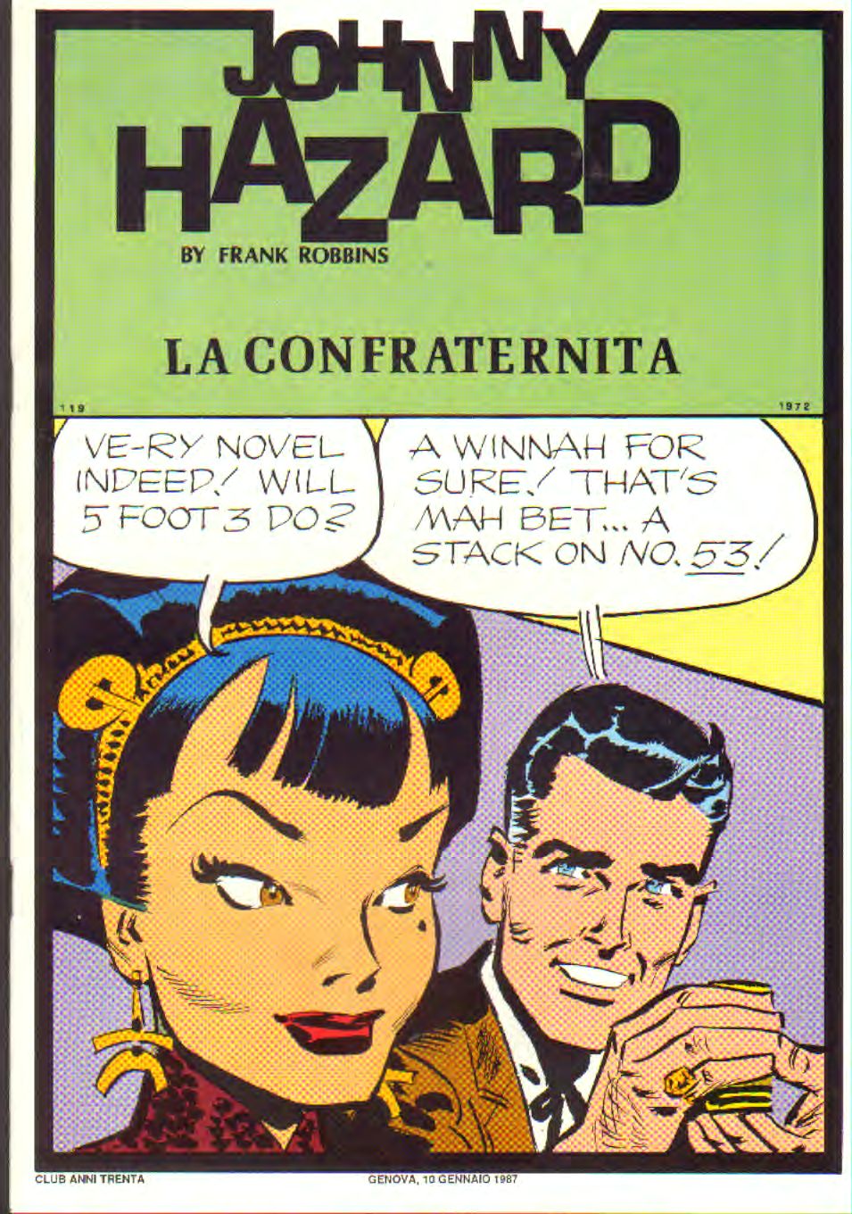 Johnny Hazard strisce giornaliere cronologica n.119