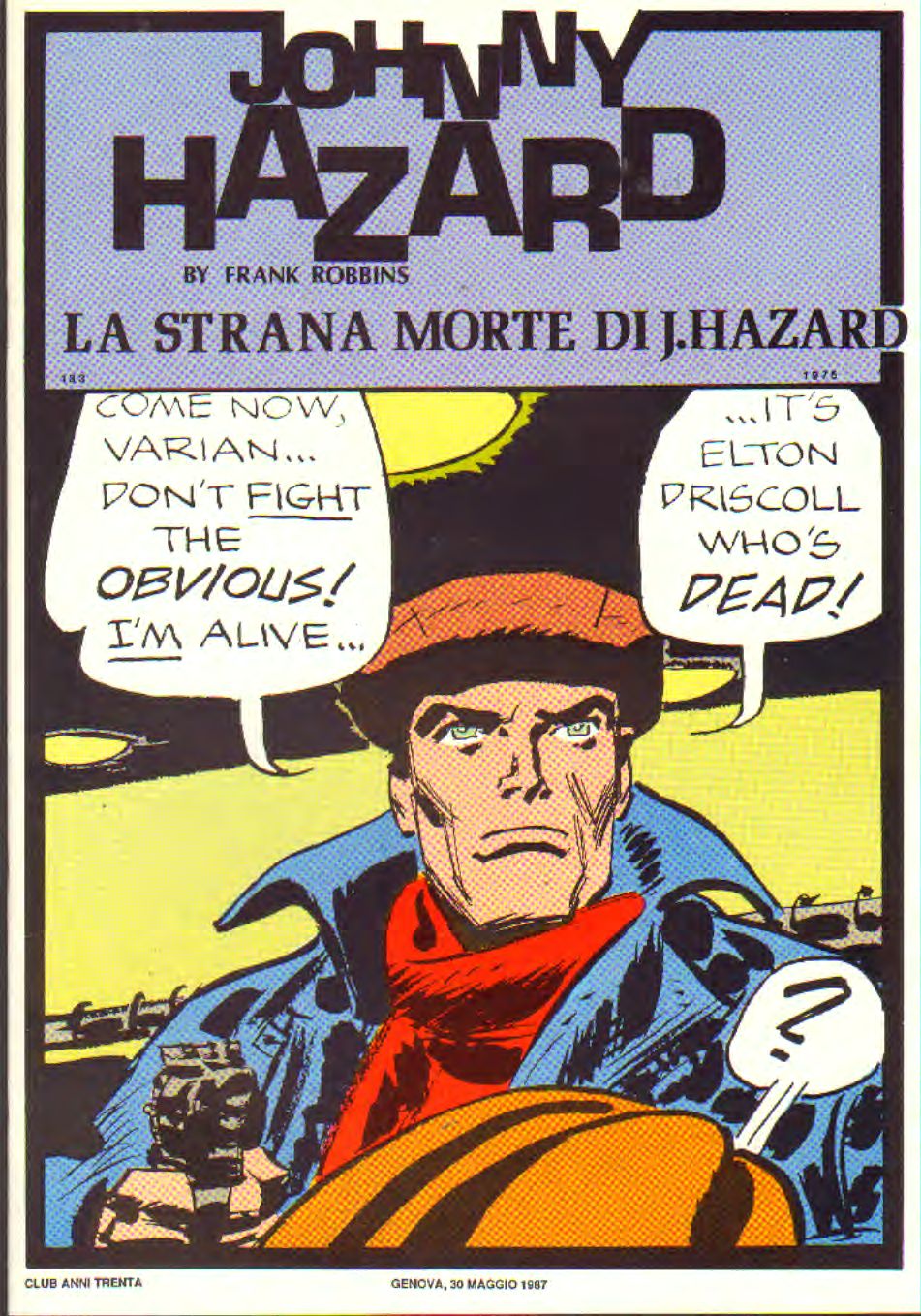 Johnny Hazard strisce giornaliere cronologica n.133