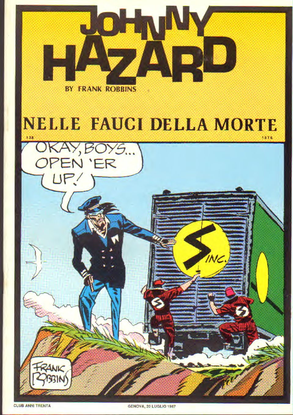 Johnny Hazard strisce giornaliere cronologica n.138