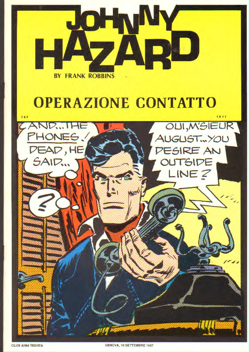 Johnny Hazard strisce giornaliere cronologica n.143