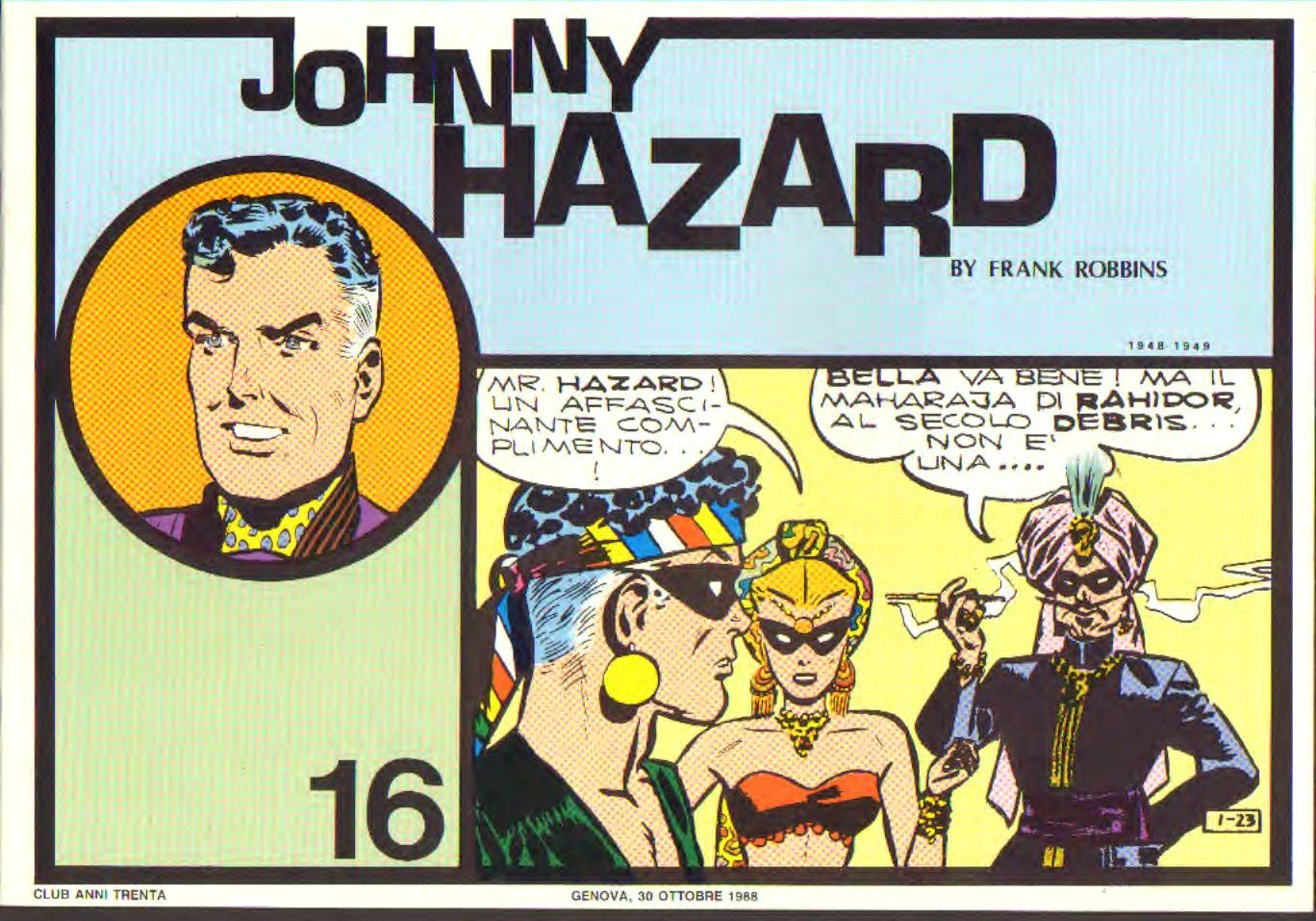 Johnny Hazard I serie n.16