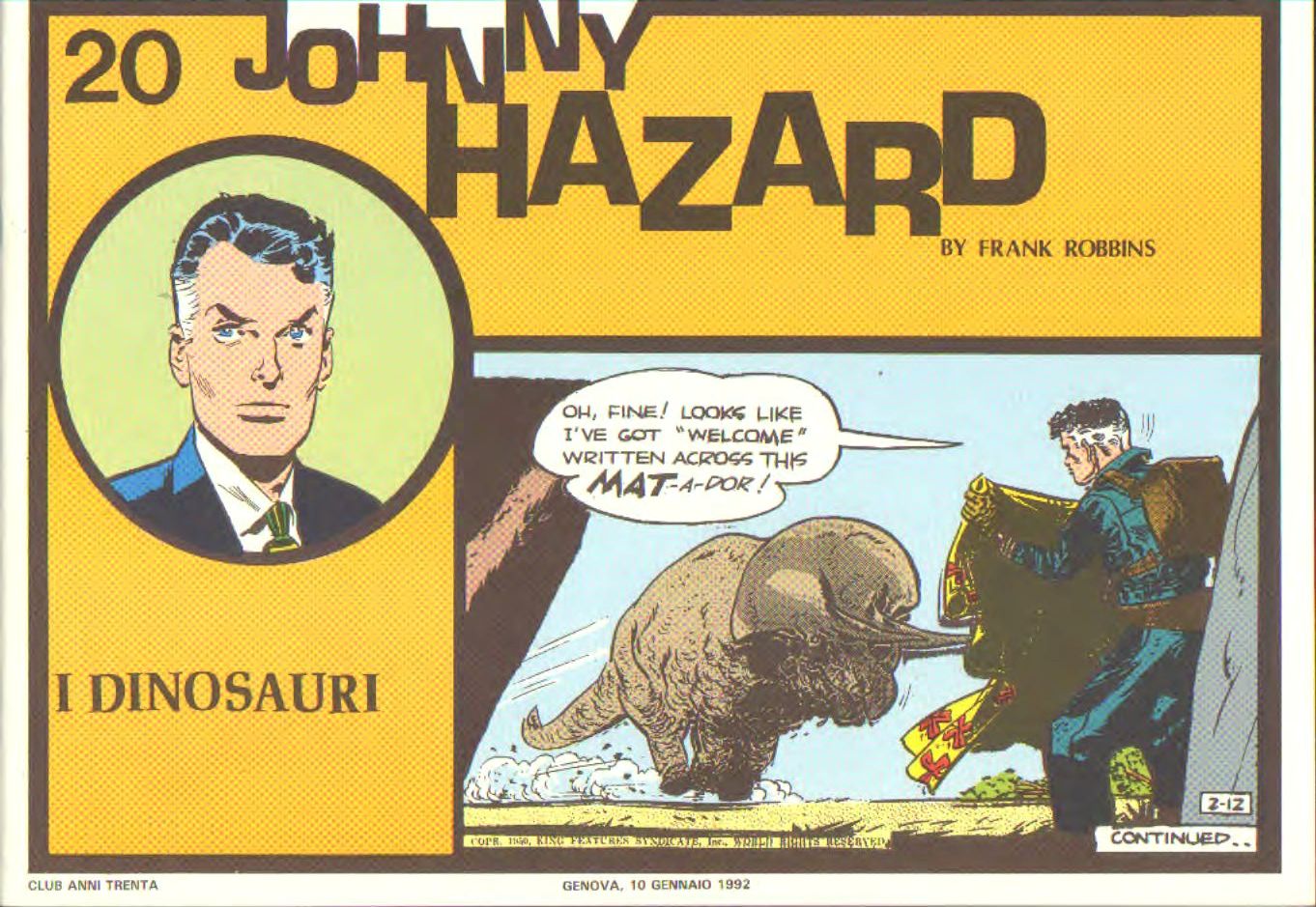 Johnny Hazard I serie n.20