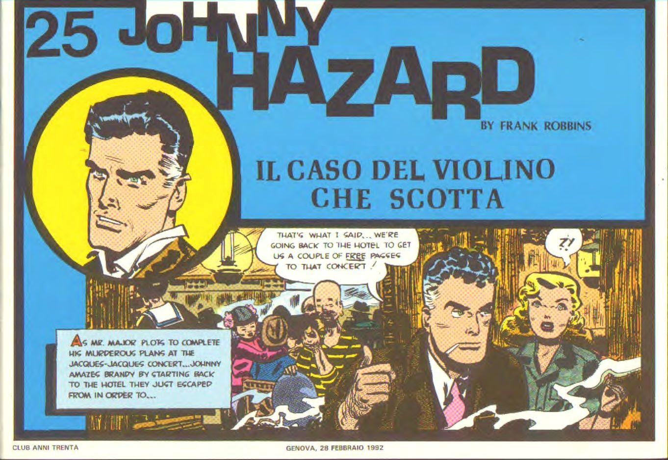 Johnny Hazard I serie n.25