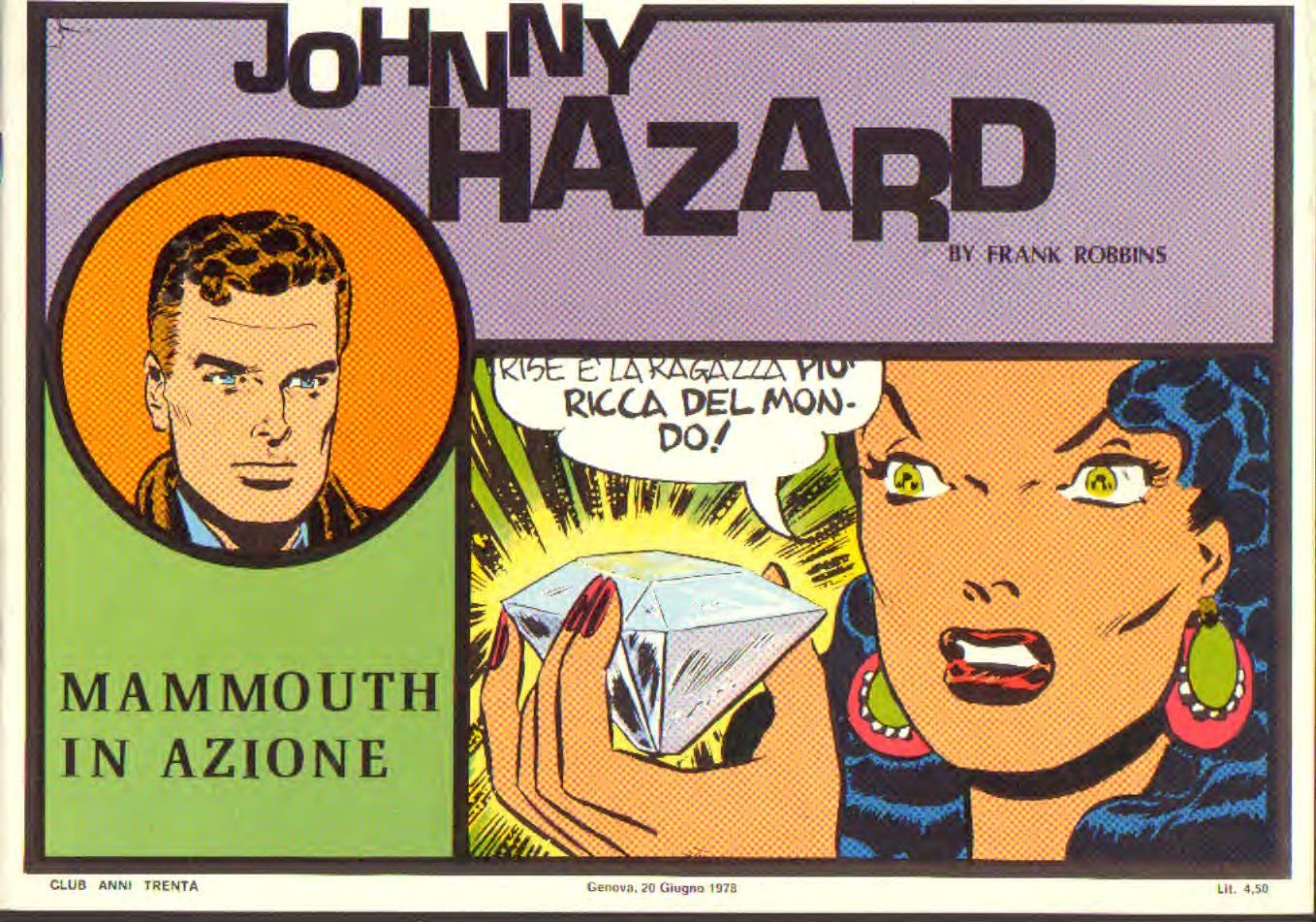 Johnny Hazard II serie colori tavole domenicali cronologica n. 1