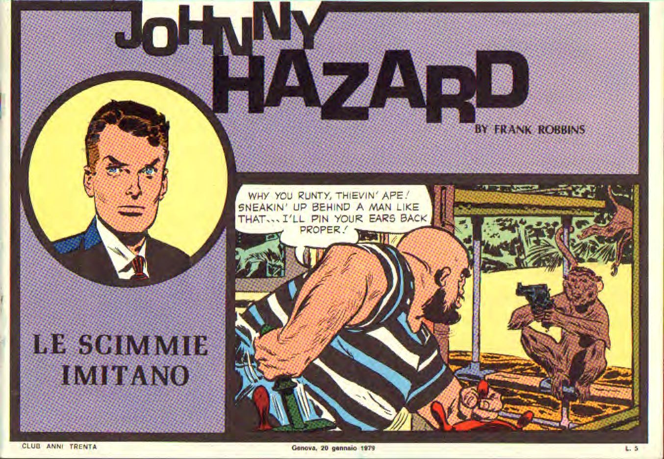 Johnny Hazard II serie colori tavole domenicali cronologica n. 7