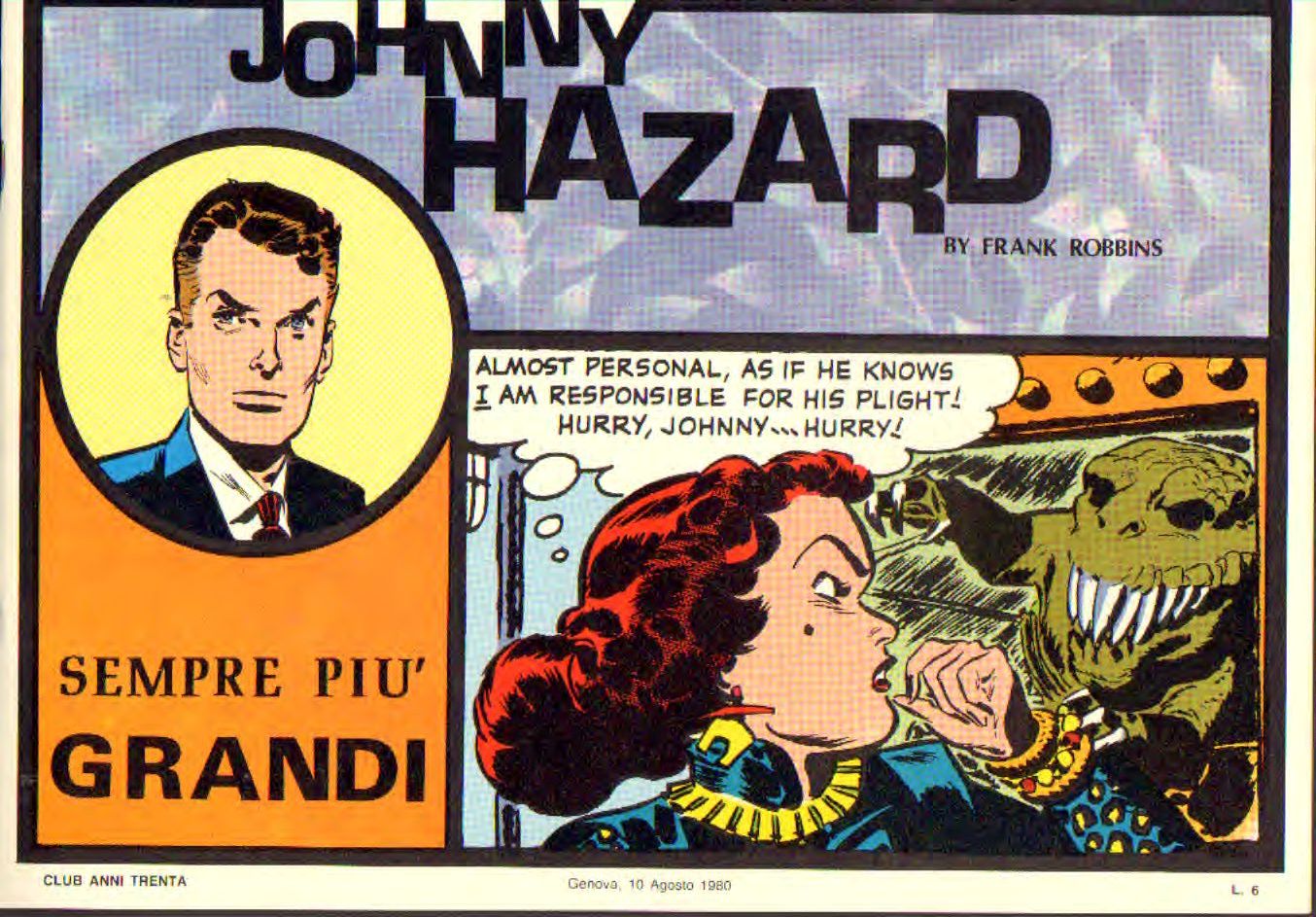 Johnny Hazard II serie colori tavole domenicali cronologica n.17