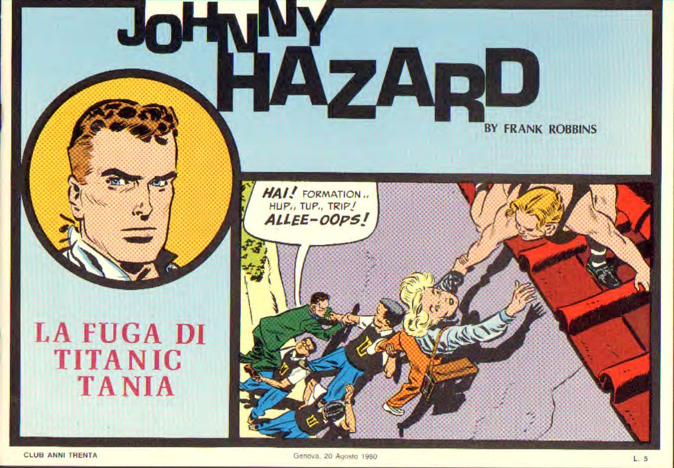 Johnny Hazard II serie colori tavole domenicali cronologica n.18