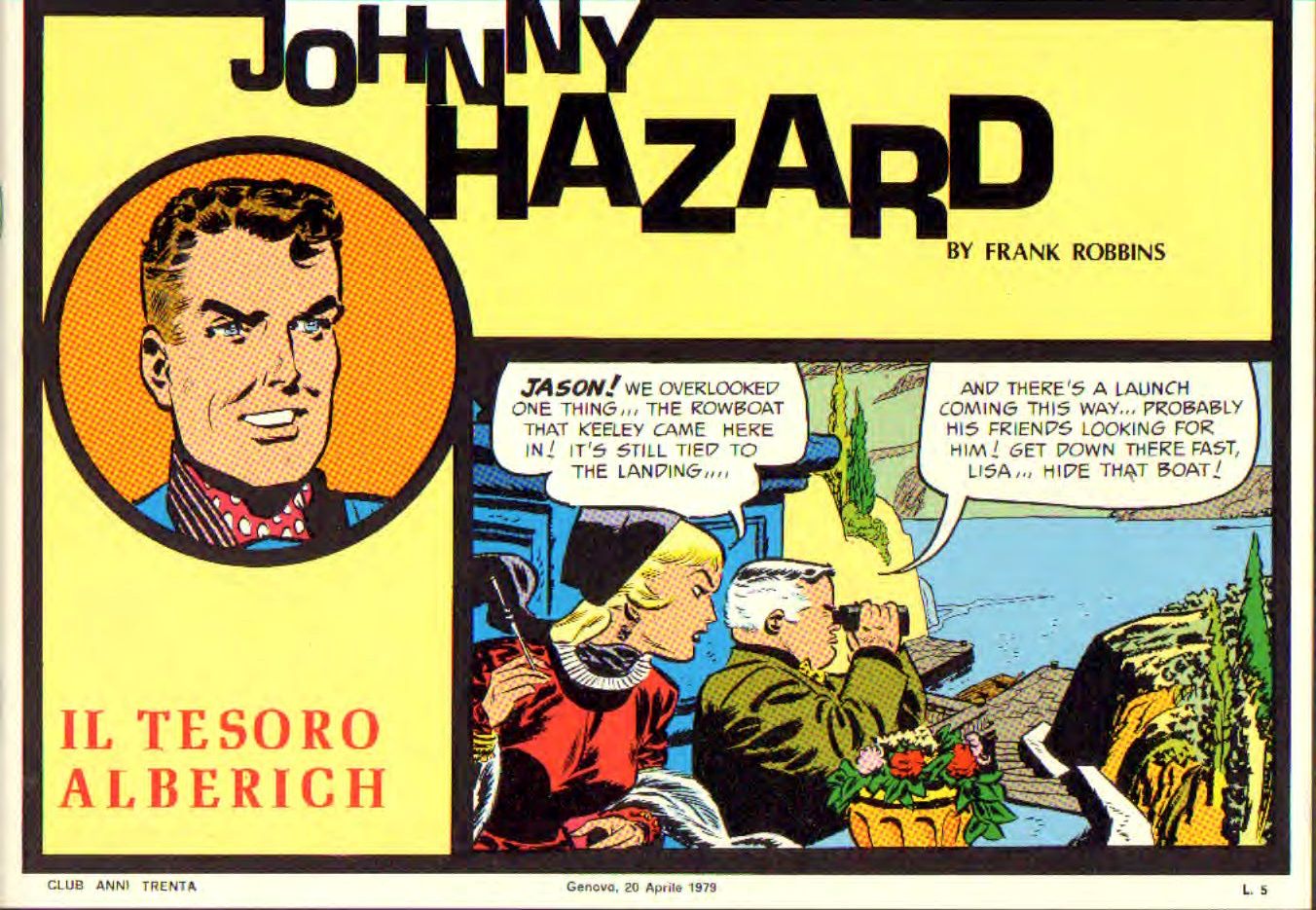 Johnny Hazard II serie colori tavole domenicali cronologica n.20