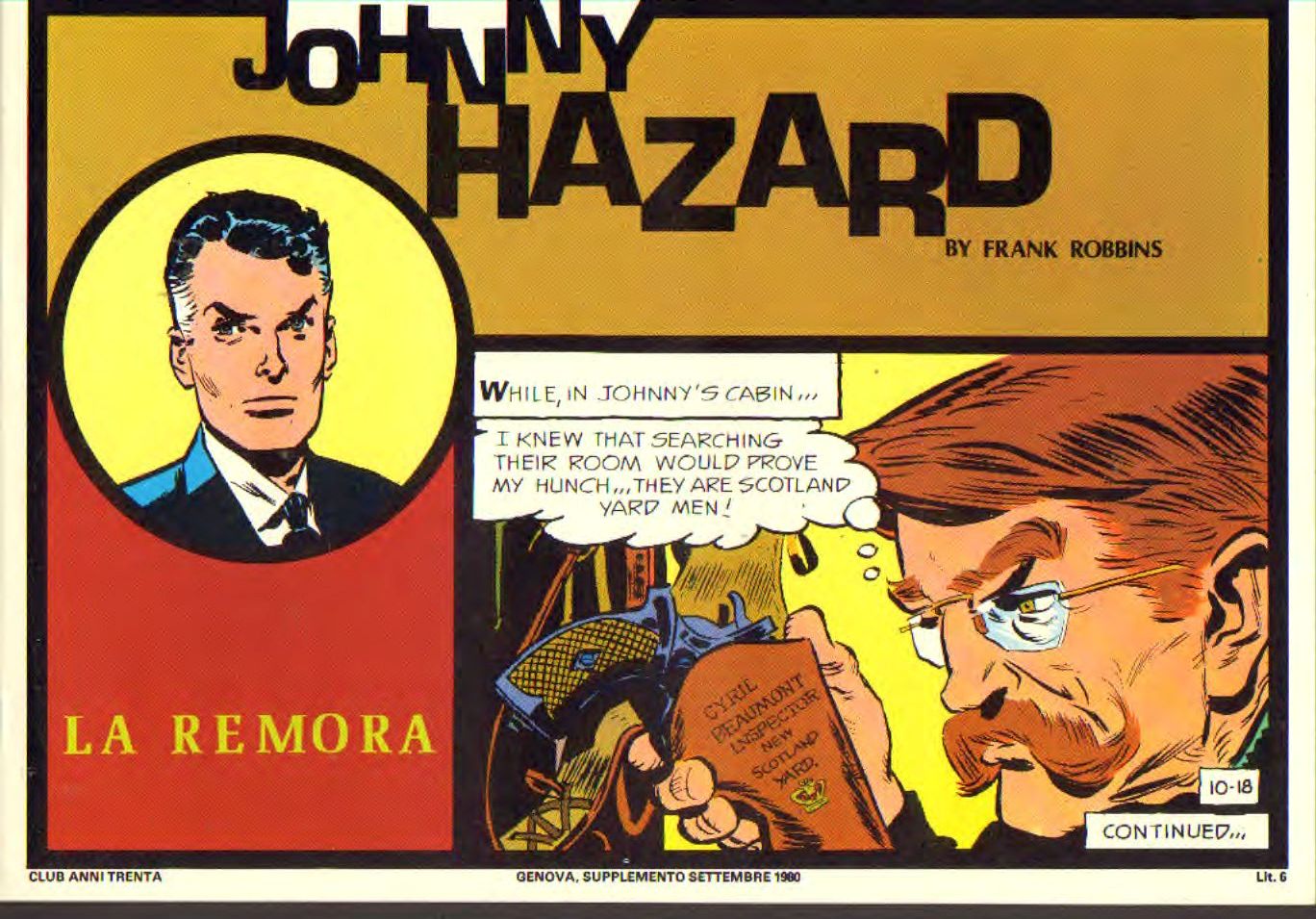 Johnny Hazard II serie colori tavole domenicali cronologica n.26