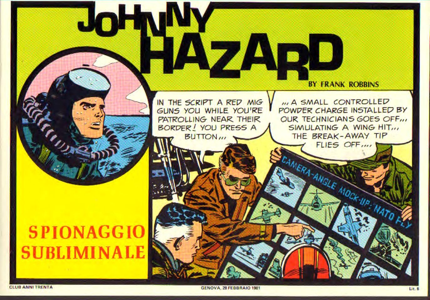 Johnny Hazard II serie colori tavole domenicali cronologica n.32