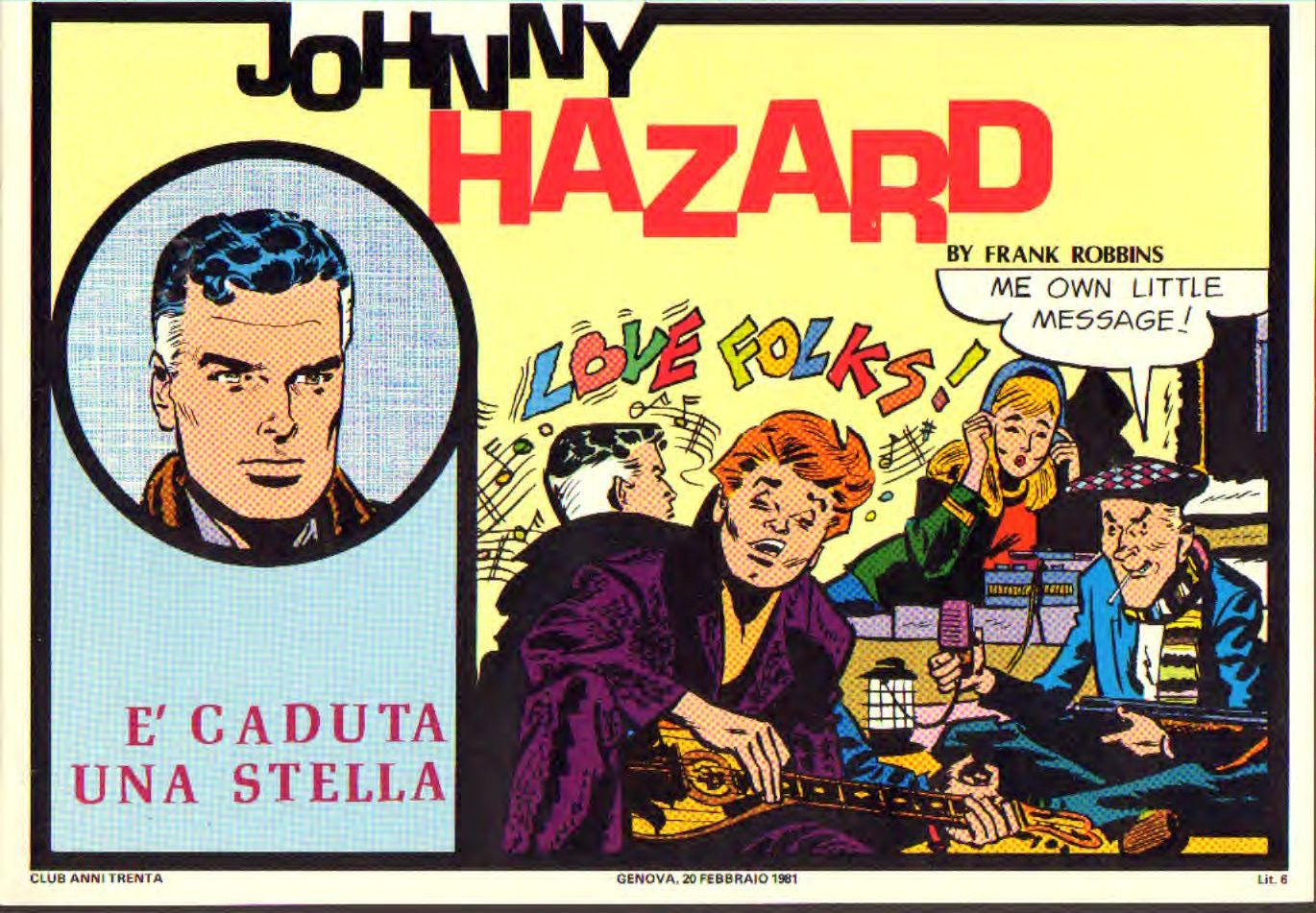 Johnny Hazard II serie colori tavole domenicali cronologica n.33