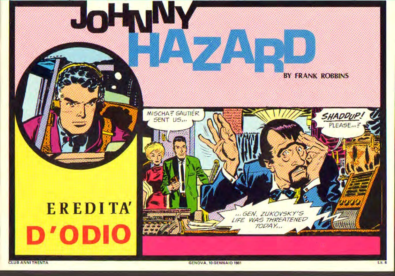 Johnny Hazard II serie colori tavole domenicali cronologica n.35