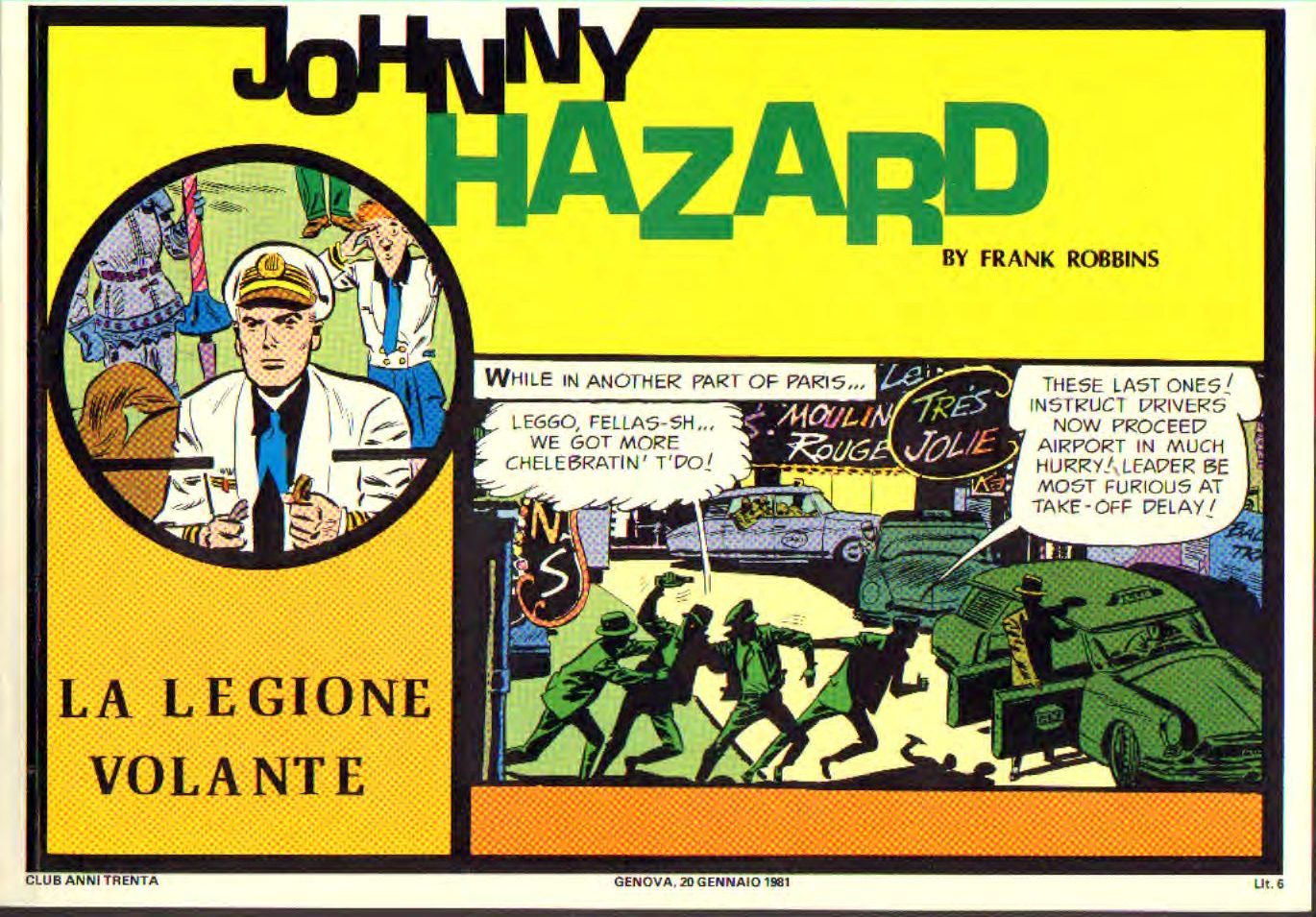 Johnny Hazard II serie colori tavole domenicali cronologica n.36