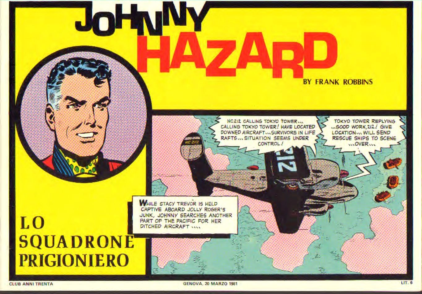 Johnny Hazard II serie colori tavole domenicali cronologica n.37