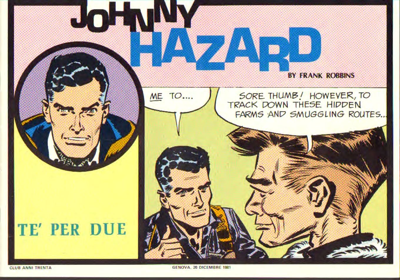 Johnny Hazard II serie colori tavole domenicali cronologica n.45