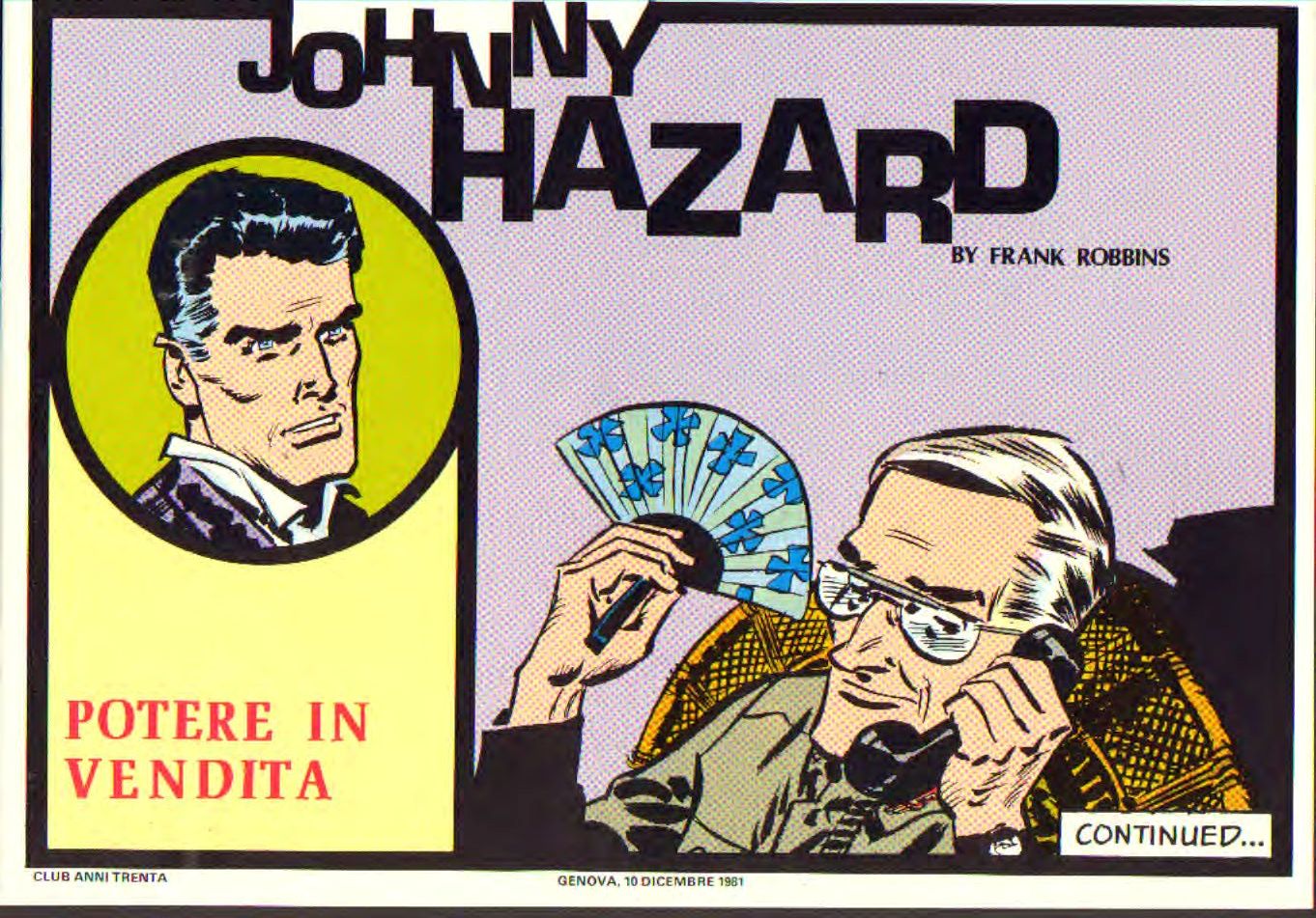 Johnny Hazard II serie colori tavole domenicali cronologica n.49