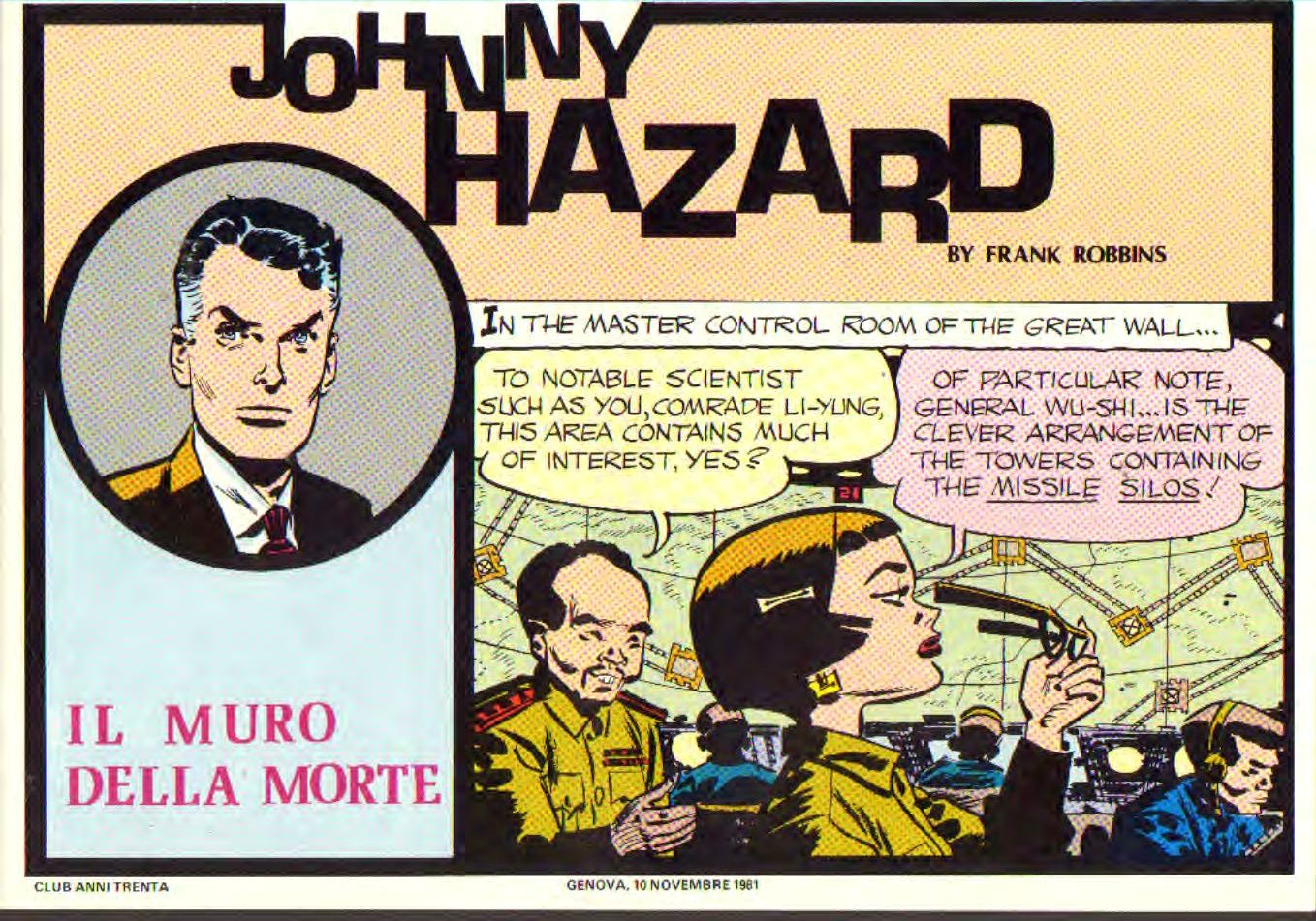 Johnny Hazard II serie colori tavole domenicali cronologica n.51