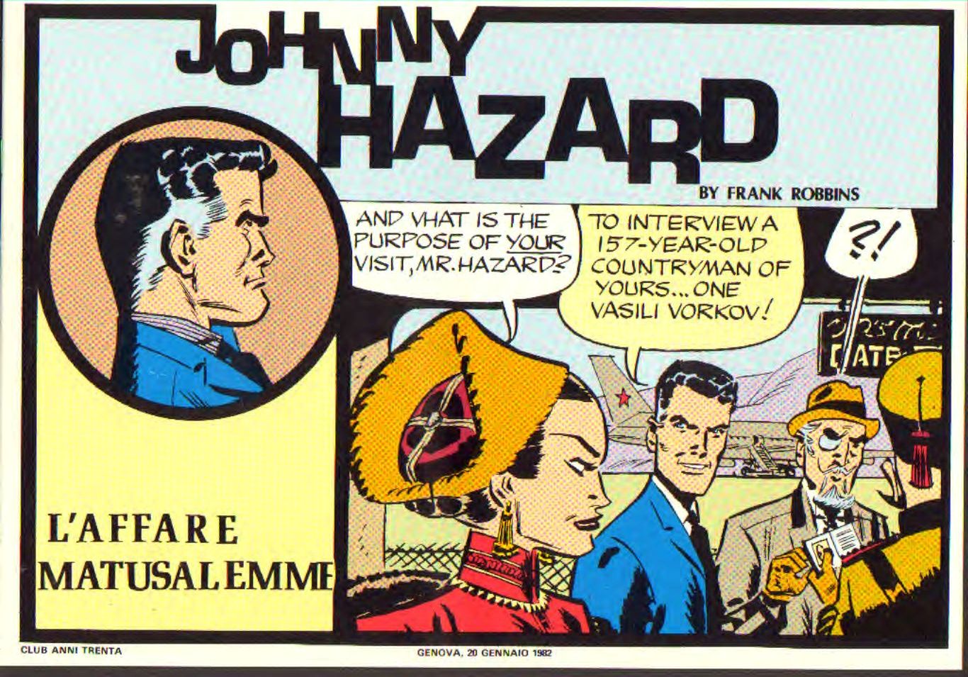 Johnny Hazard II serie colori tavole domenicali cronologica n.52