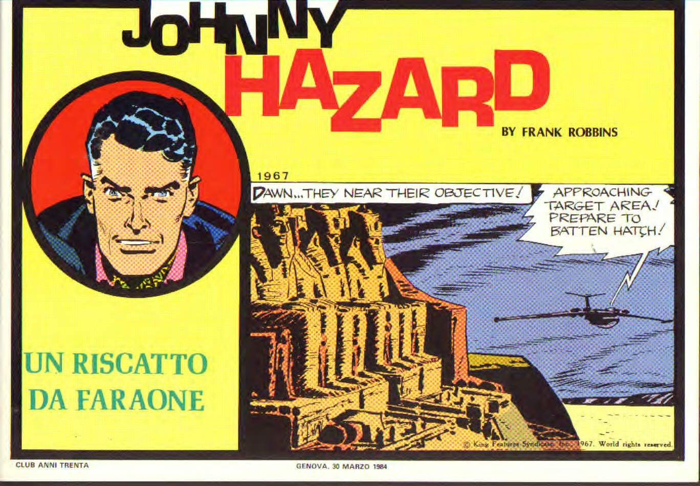 Johnny Hazard II serie colori tavole domenicali cronologica n.53