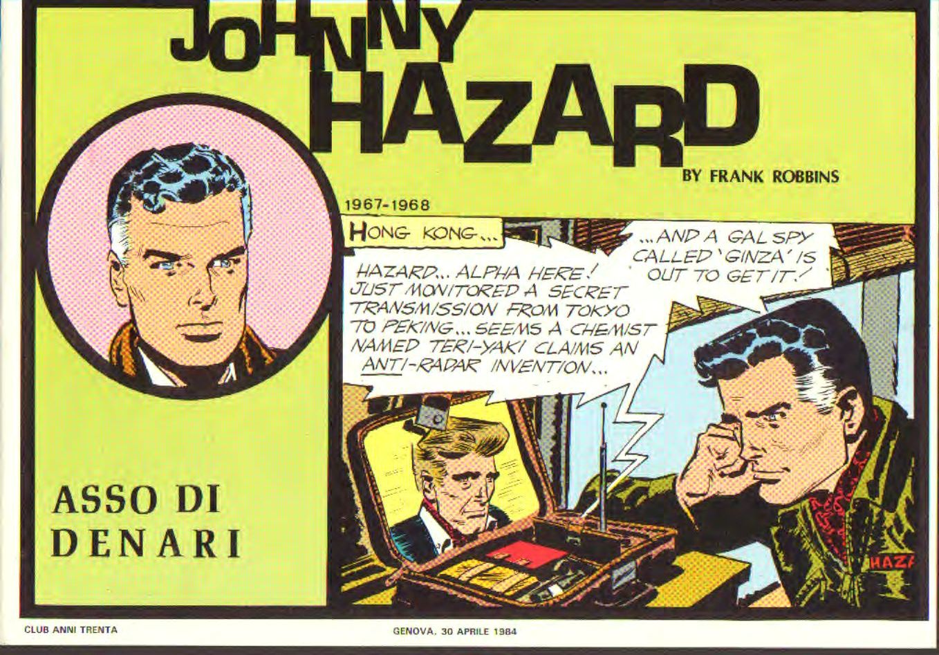 Johnny Hazard II serie colori tavole domenicali cronologica n.55