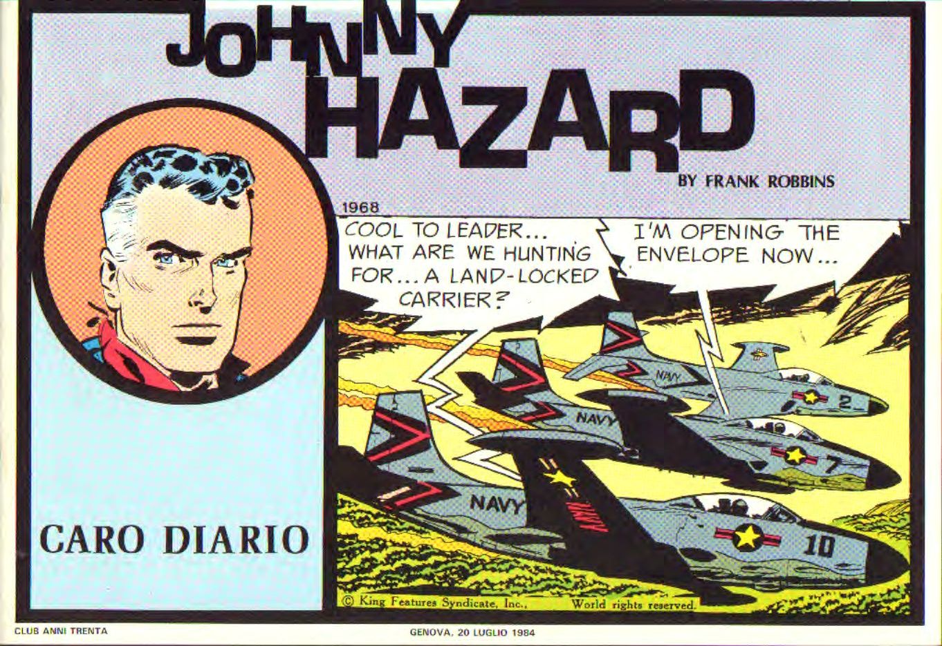 Johnny Hazard II serie colori tavole domenicali cronologica n.57