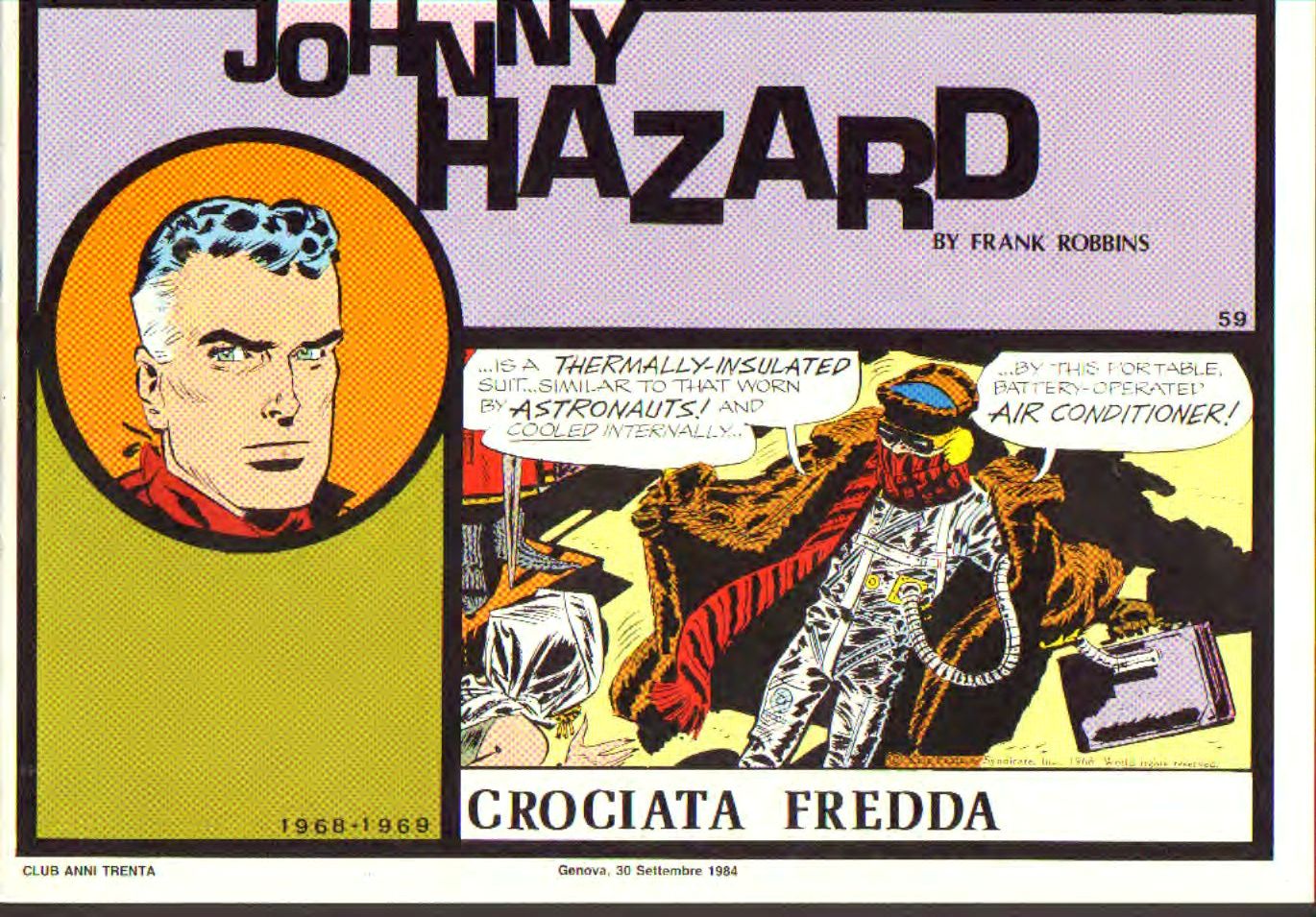 Johnny Hazard II serie colori tavole domenicali cronologica n.59