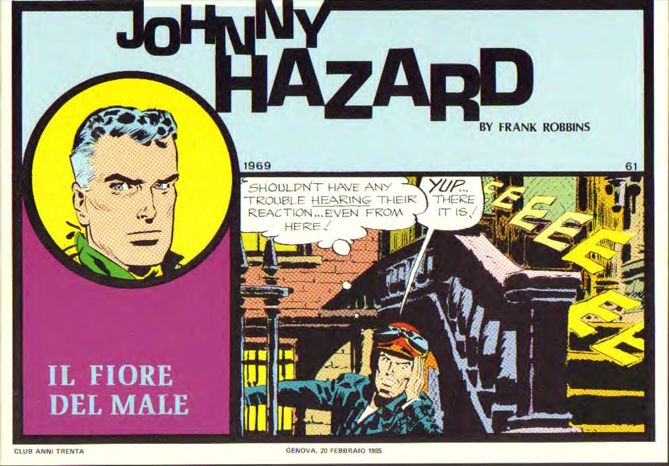 Johnny Hazard II serie colori tavole domenicali cronologica n.61