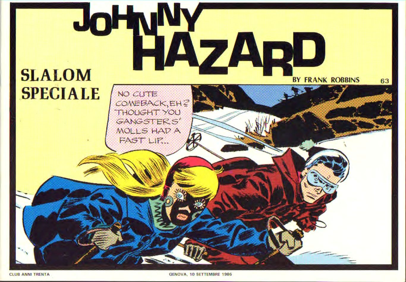 Johnny Hazard II serie colori tavole domenicali cronologica n.63