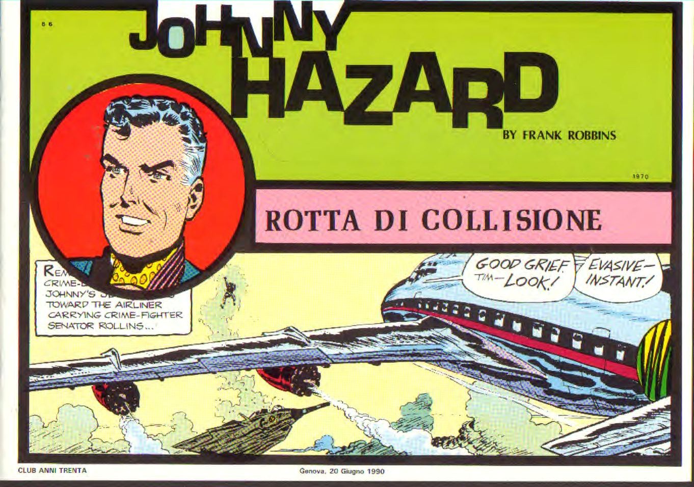 Johnny Hazard II serie colori tavole domenicali cronologica n.66