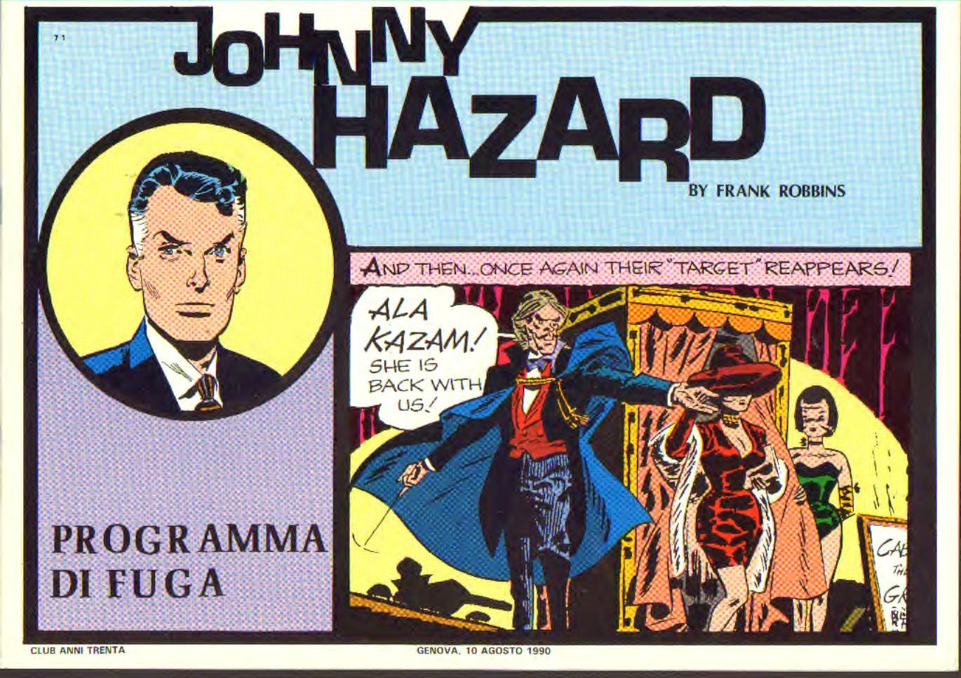 Johnny Hazard II serie colori tavole domenicali cronologica n.71