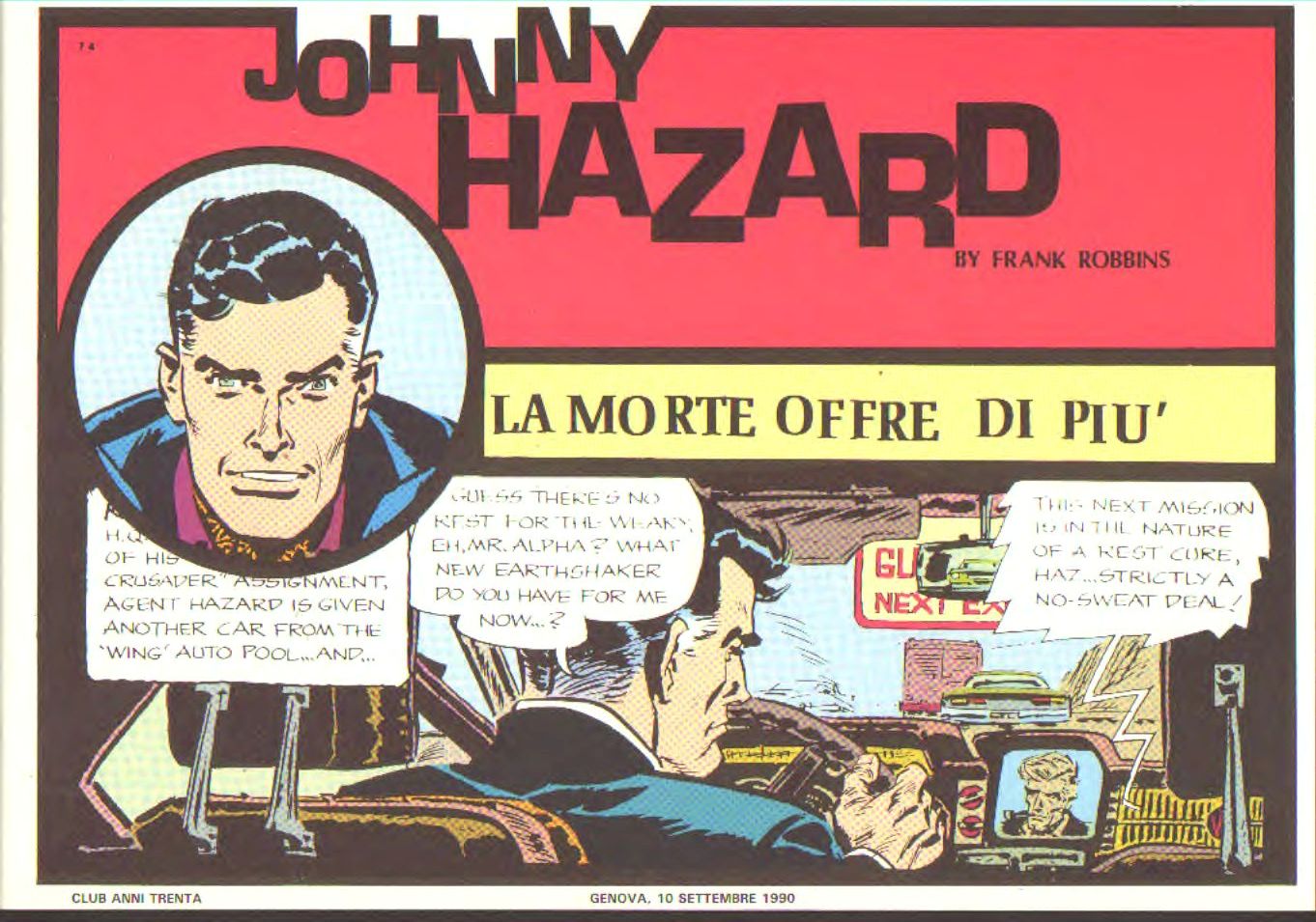 Johnny Hazard II serie colori tavole domenicali cronologica n.74