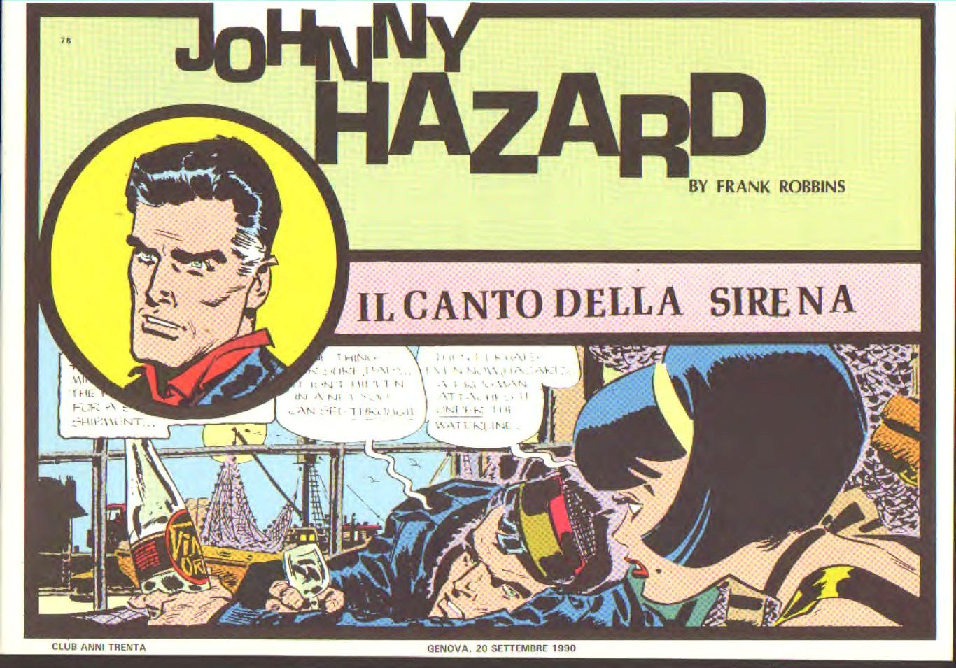 Johnny Hazard II serie colori tavole domenicali cronologica n.75