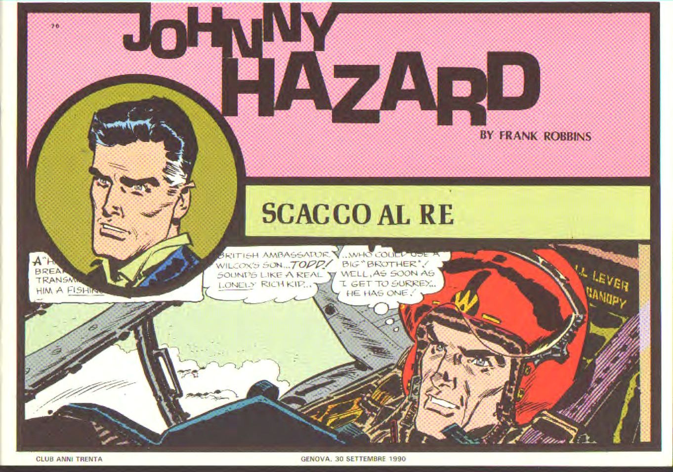 Johnny Hazard II serie colori tavole domenicali cronologica n.76