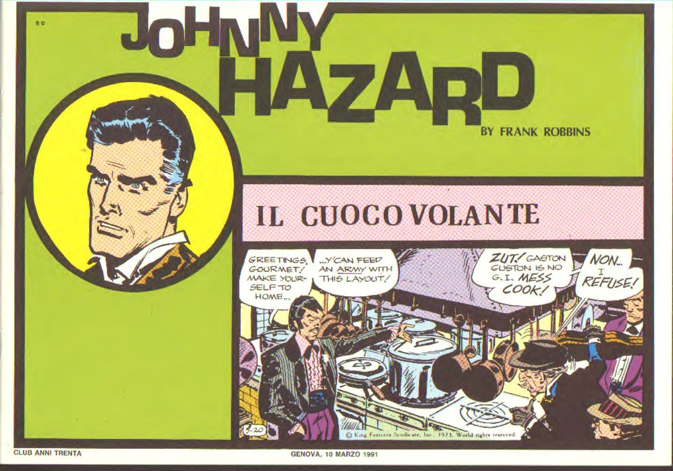 Johnny Hazard II serie colori tavole domenicali cronologica n.80