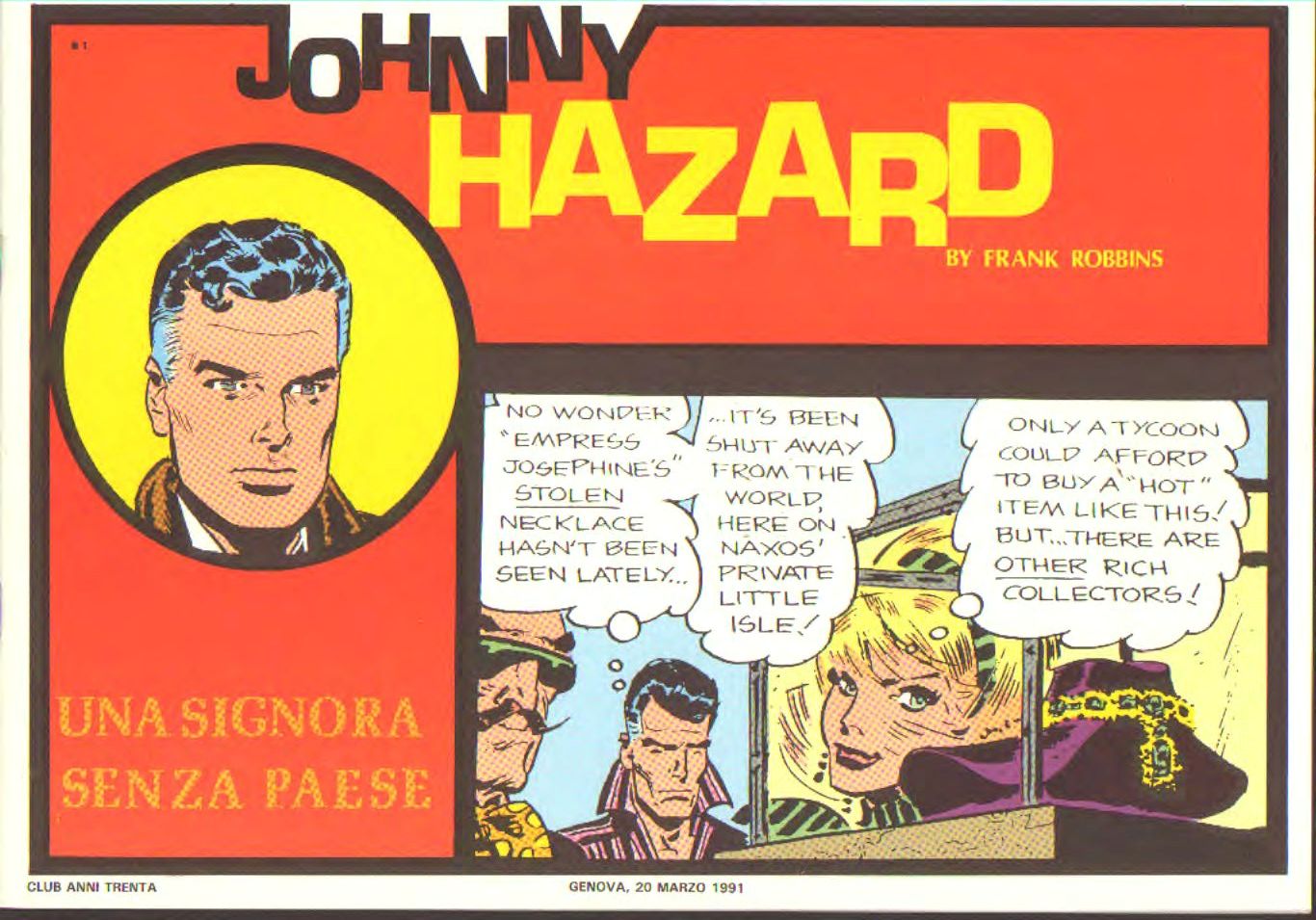 Johnny Hazard II serie colori tavole domenicali cronologica n.81